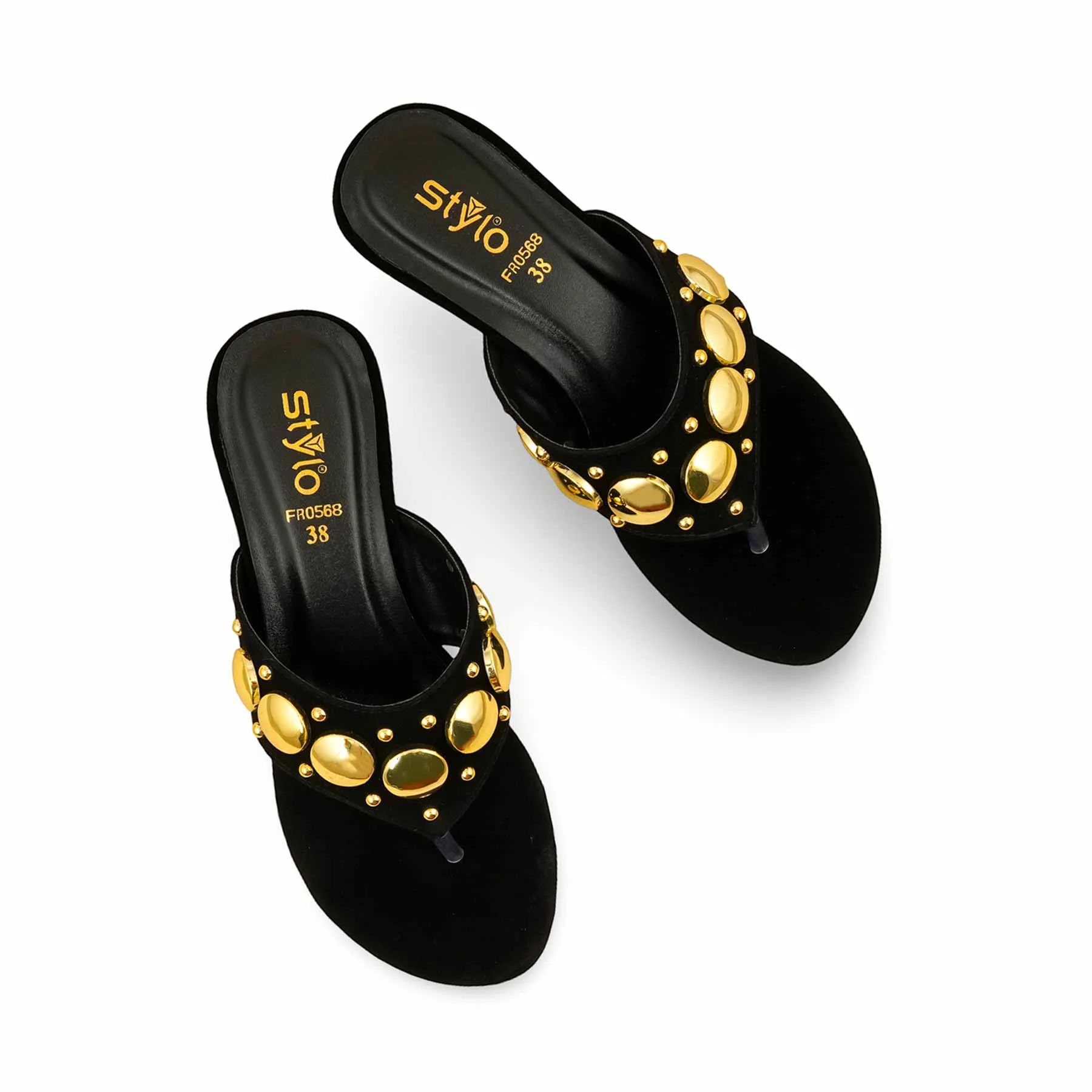 Black Formal Chappal FR0568 - Image 5