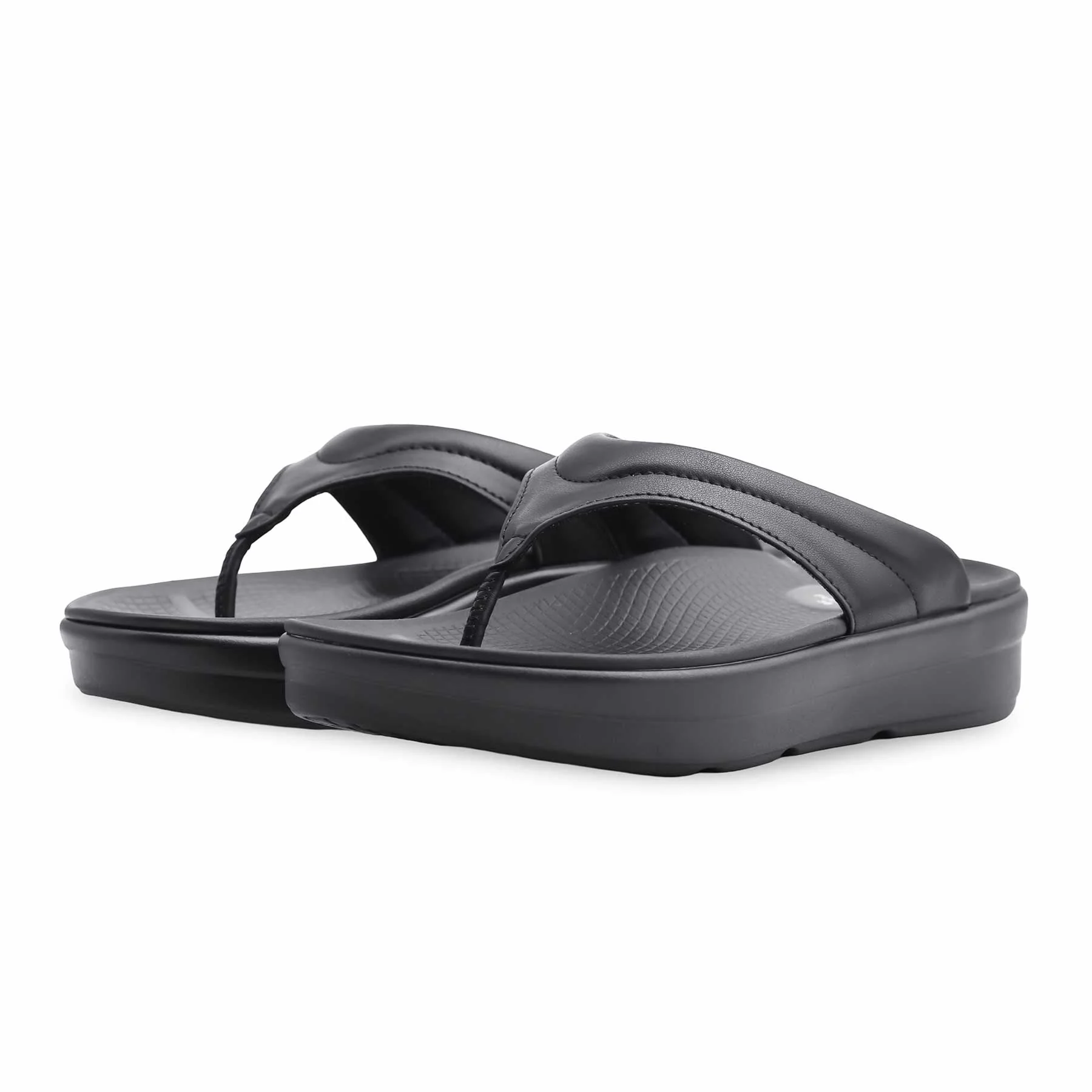 Black Formal Chappal PU0369 - Image 3