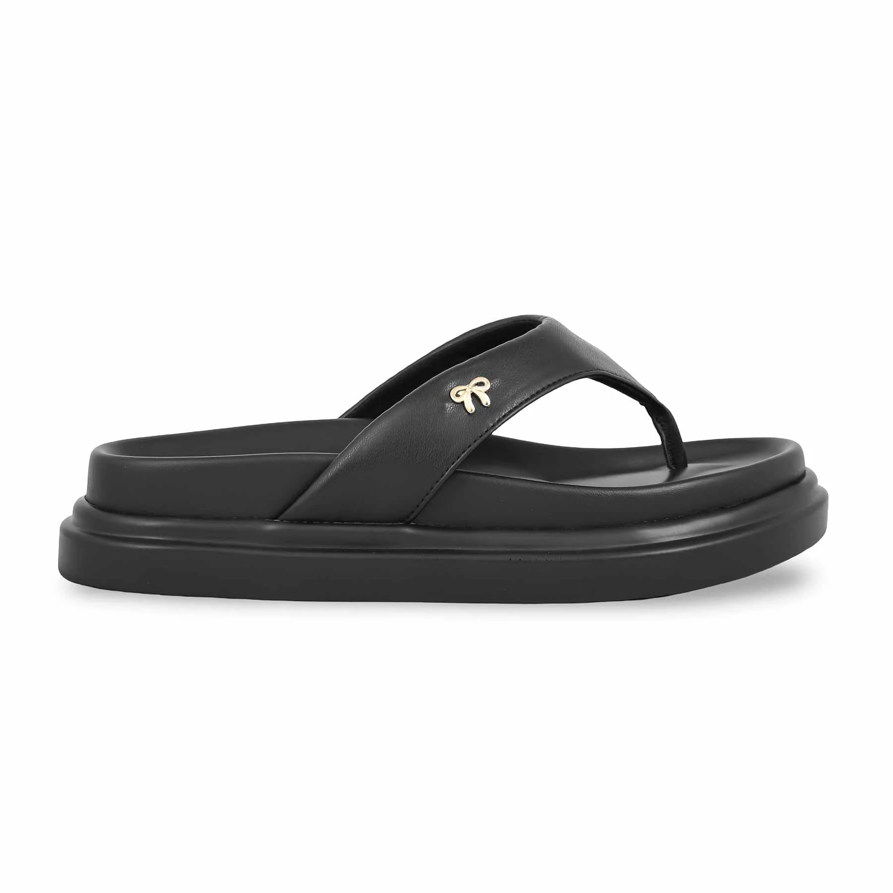 Black Formal Chappal PU0373 - Image 2