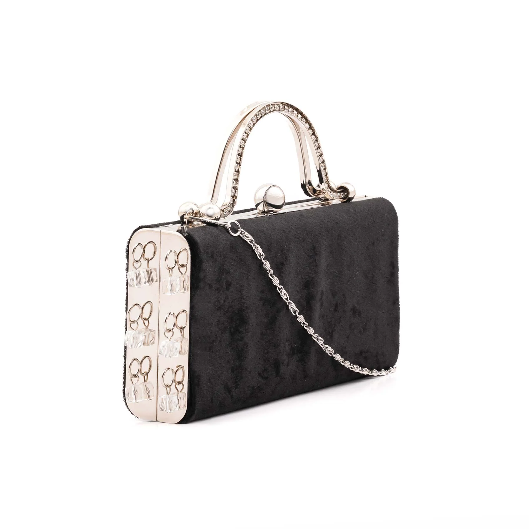 Black Formal Clutch For Ladies P15702 - Image 3