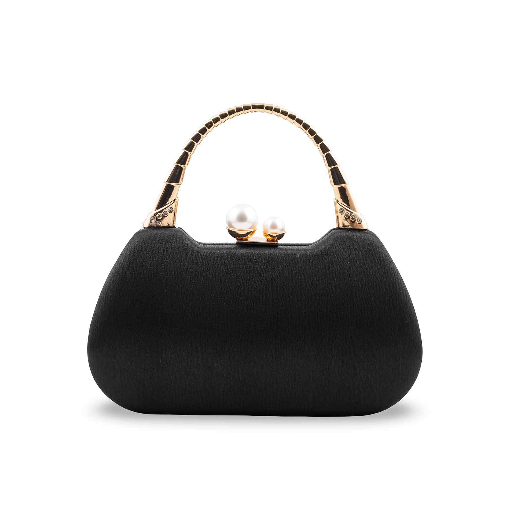 Black Formal Clutch For Women P24405 - Image 2