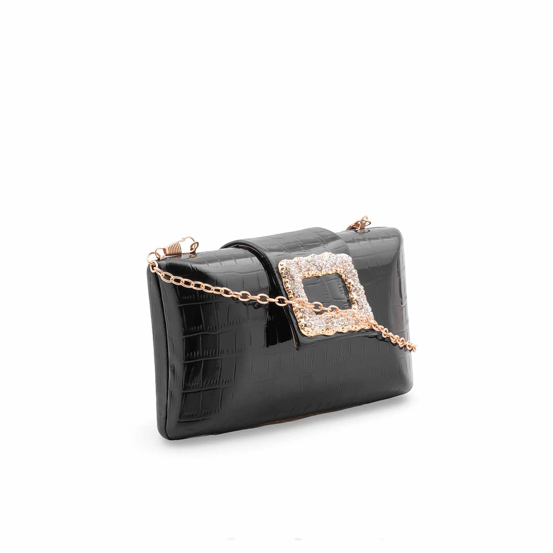 Black Formal Clutch For Women P24443 - Image 3