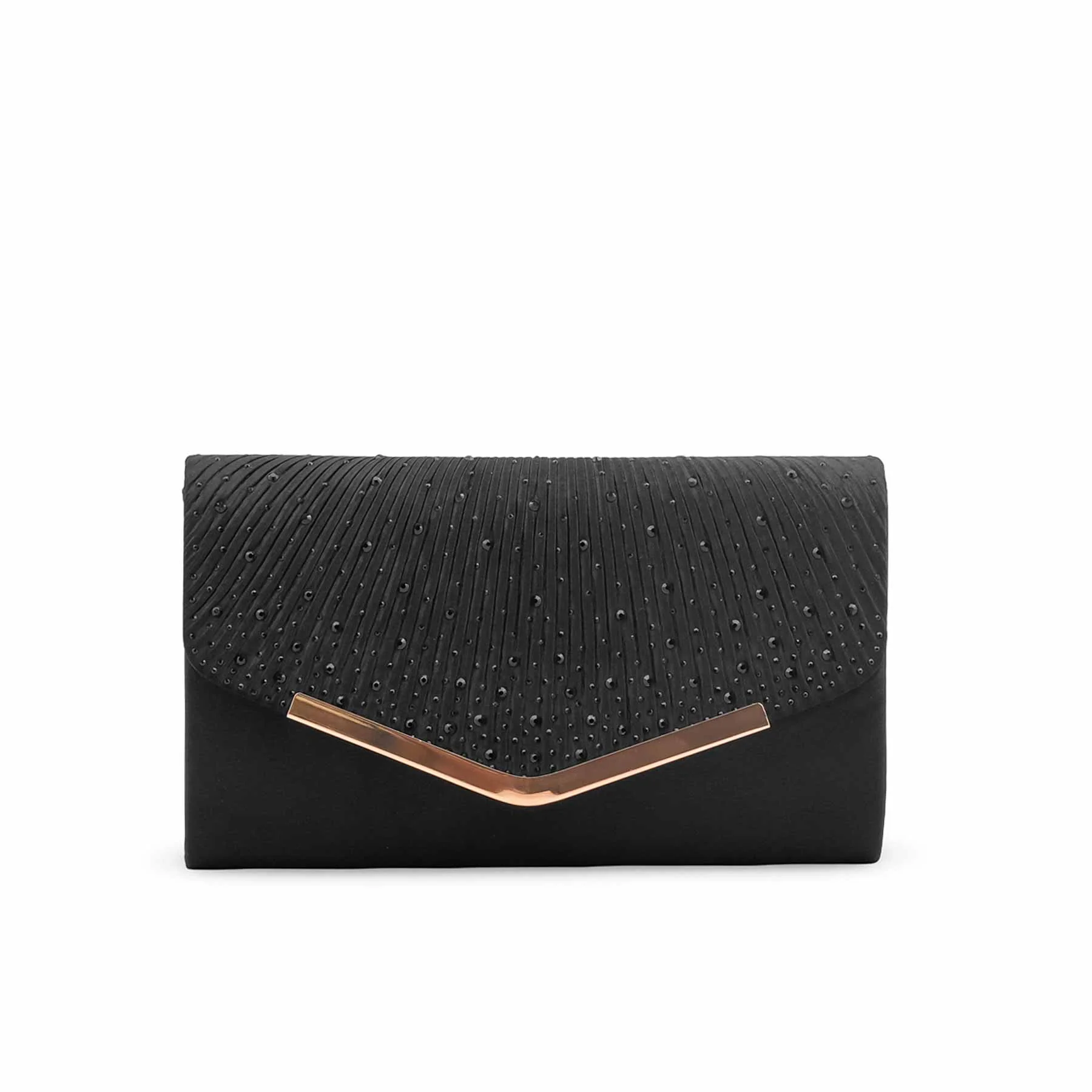 Black Formal Clutch For Women P24452 - Image 2