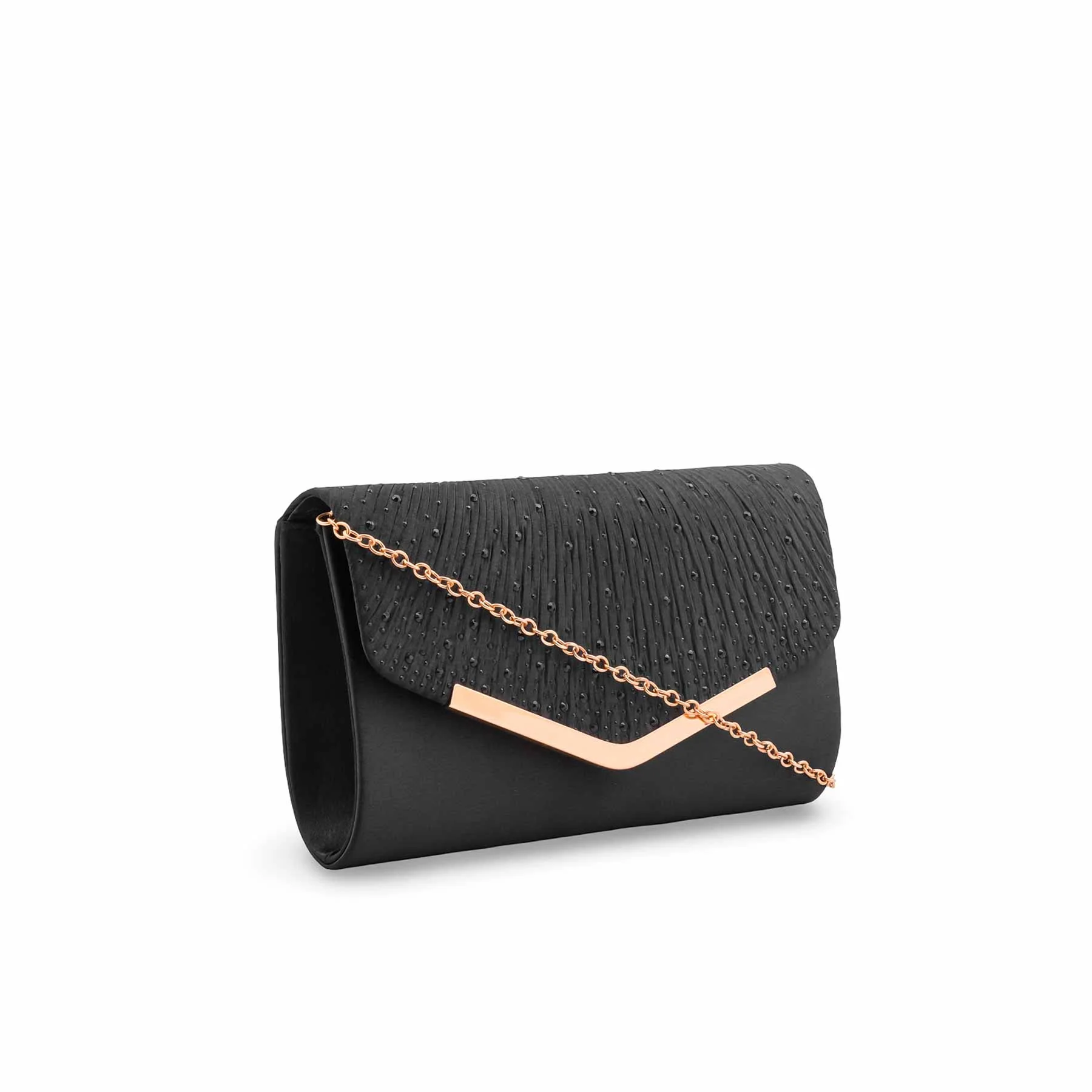 Black Formal Clutch For Women P24452 - Image 3