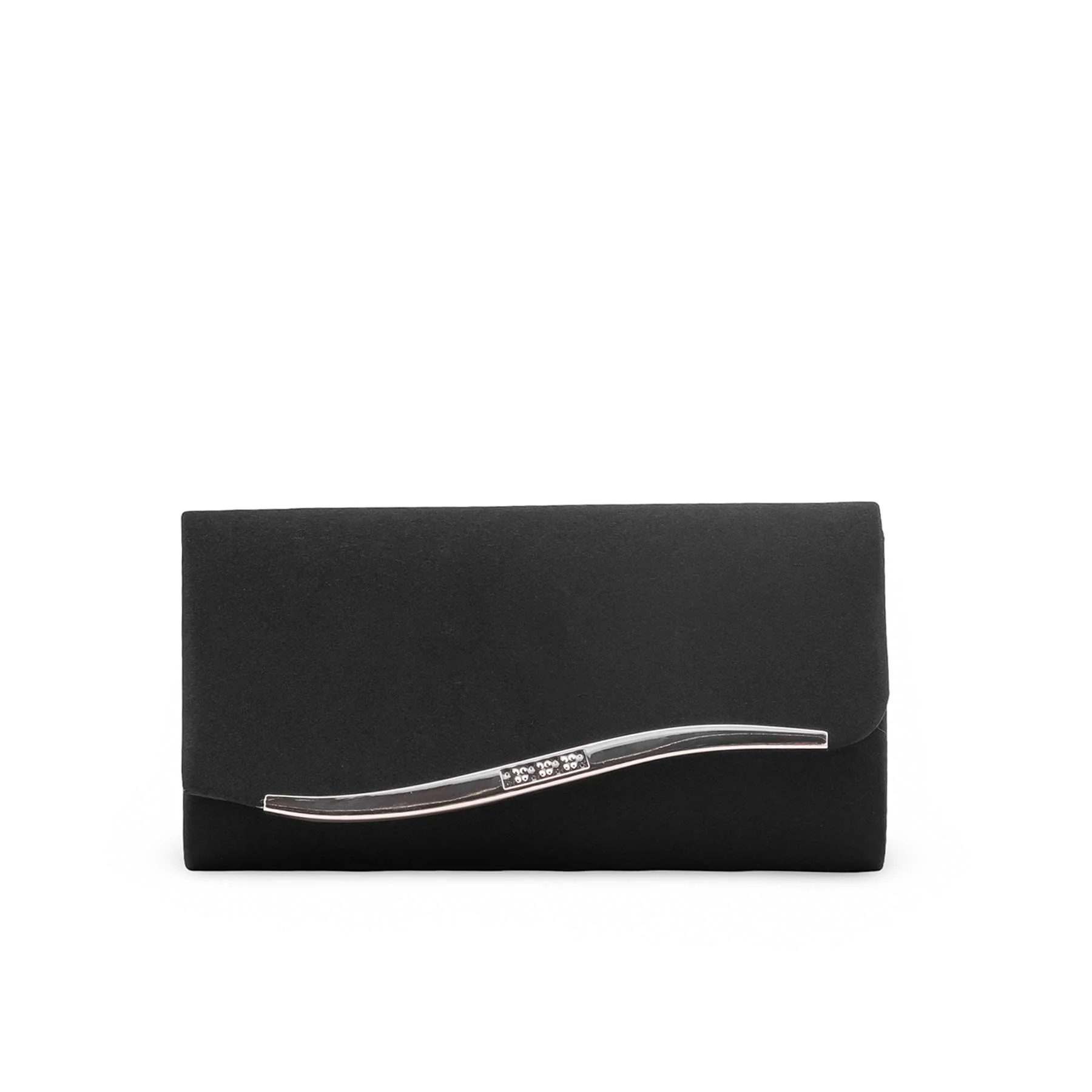 Black Formal Clutch For Women P24453 - Image 2