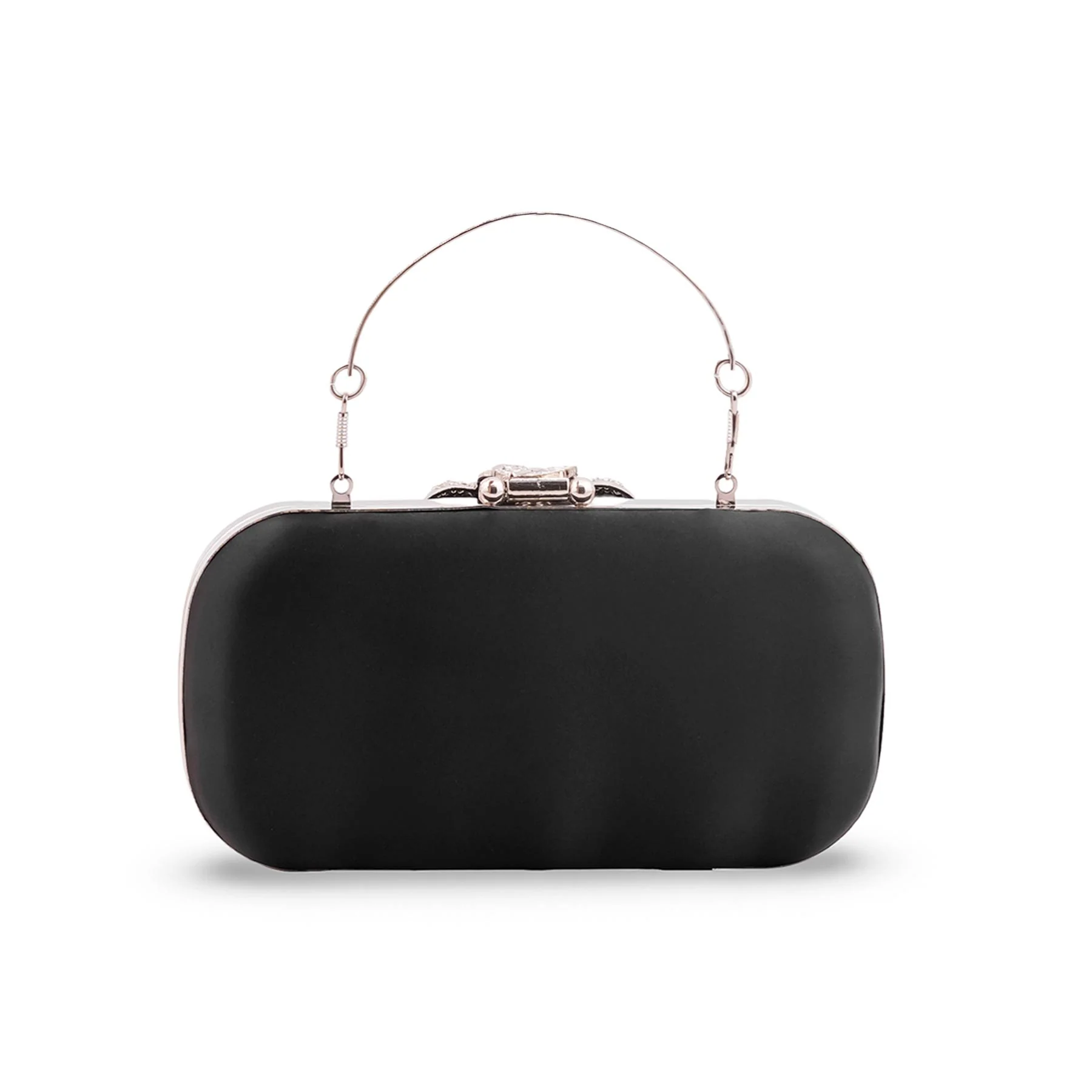 Black Formal Clutch For Women P24461 - Image 4