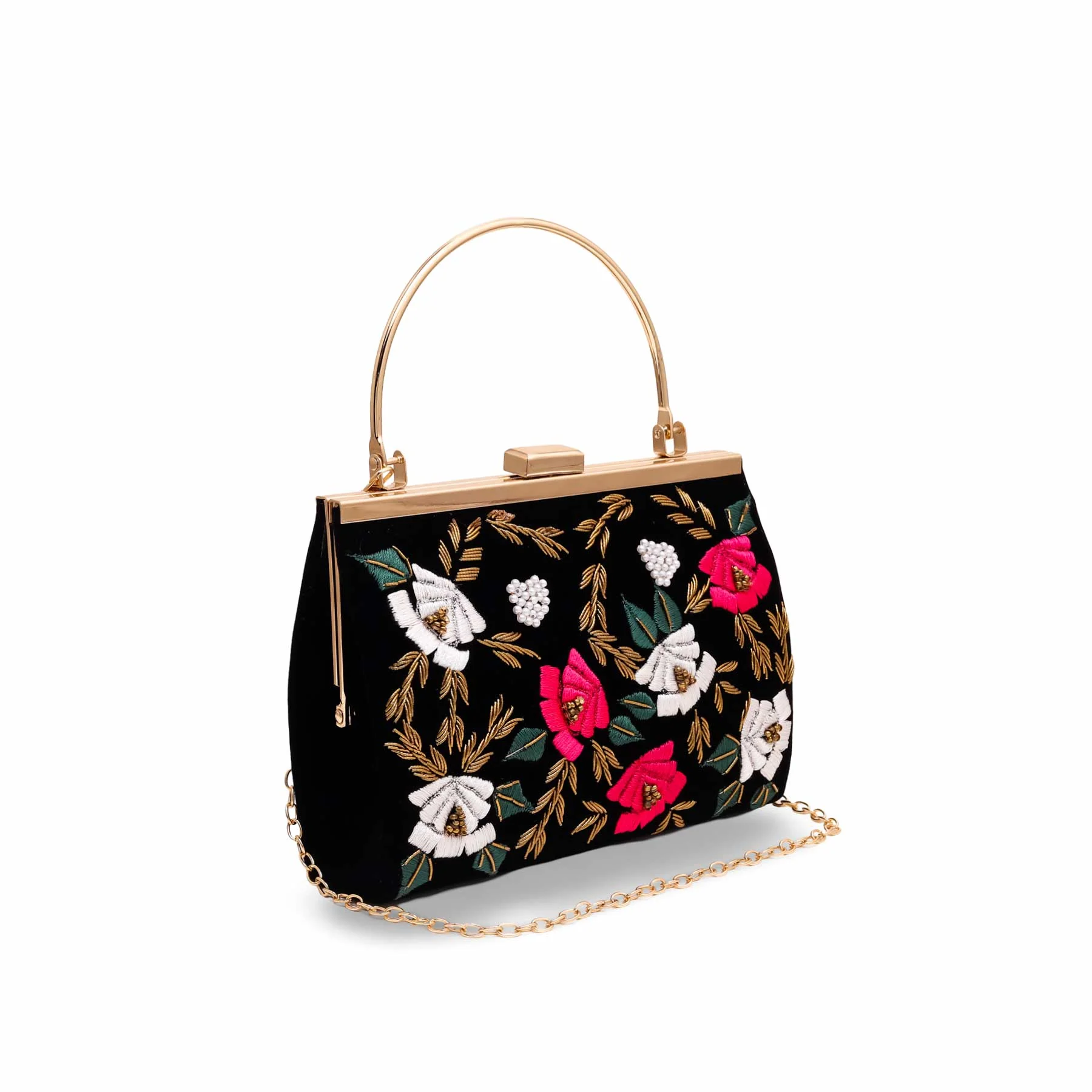 Black Formal Clutch P14644 - Image 2