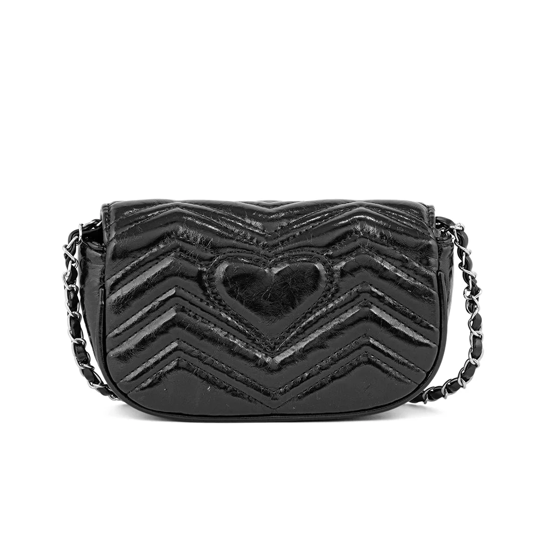Black Formal Clutch P24119 - Image 3