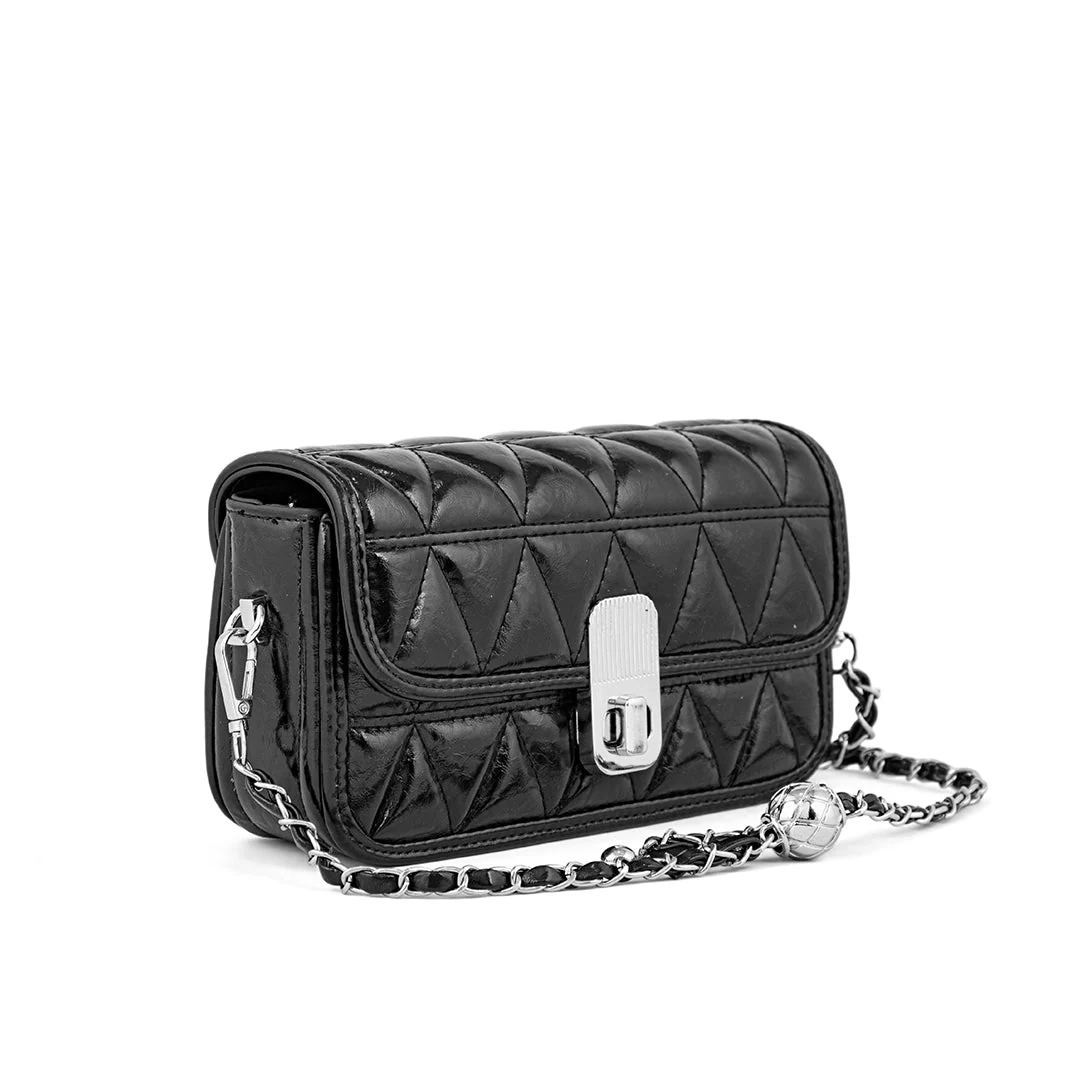 Black Formal Clutch P24121 - Image 2