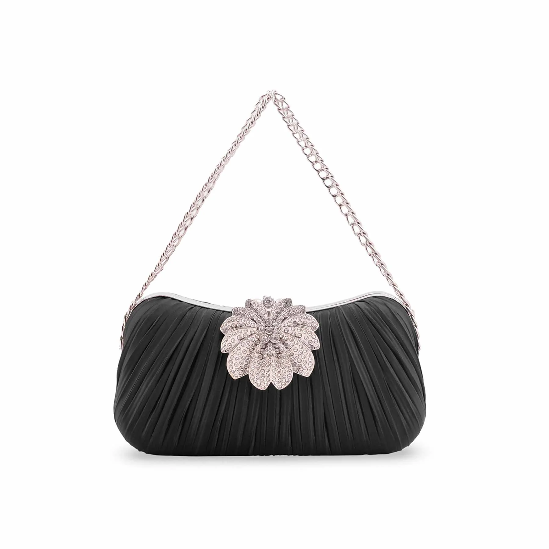 Black Formal Clutch P24462 - Image 2