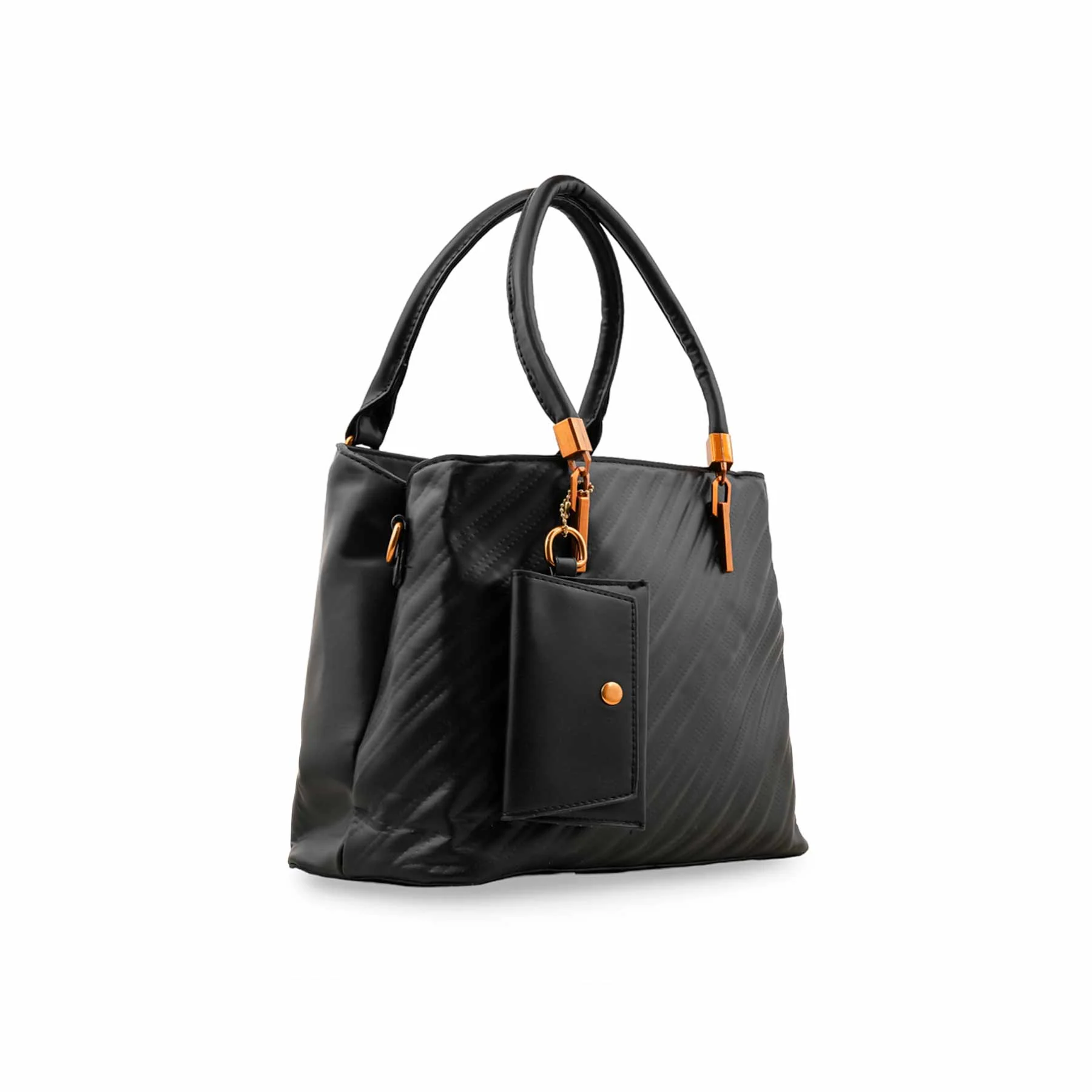 Black Formal Hand Bag For Ladies P36153 - Image 3