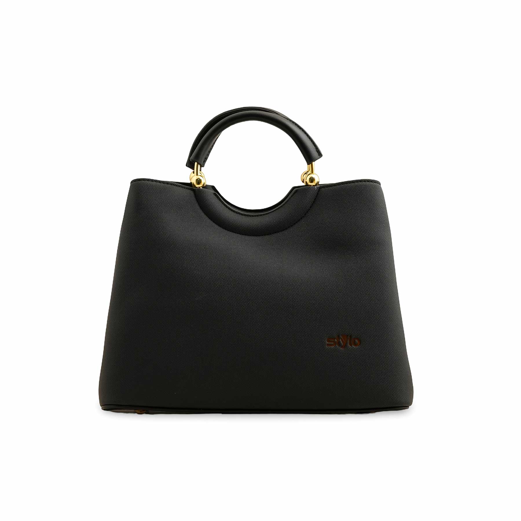 Black Formal Hand Bag For Ladies P36370 - Image 2