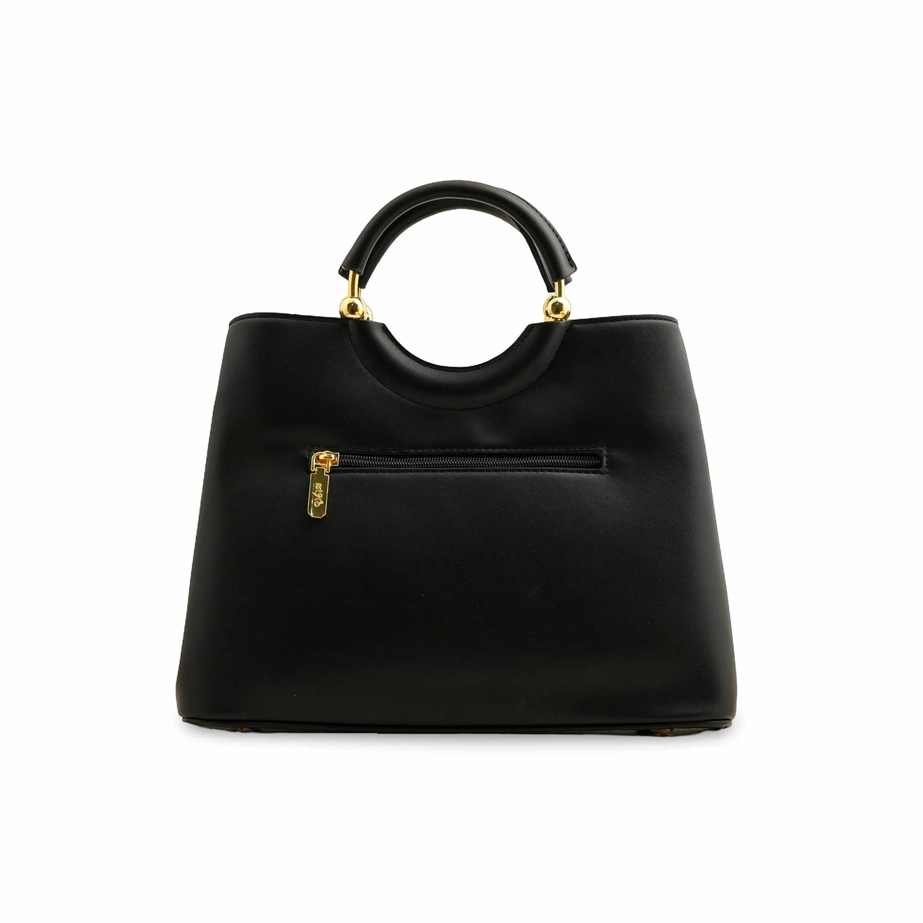 Black Formal Hand Bag For Ladies P36370 - Image 4