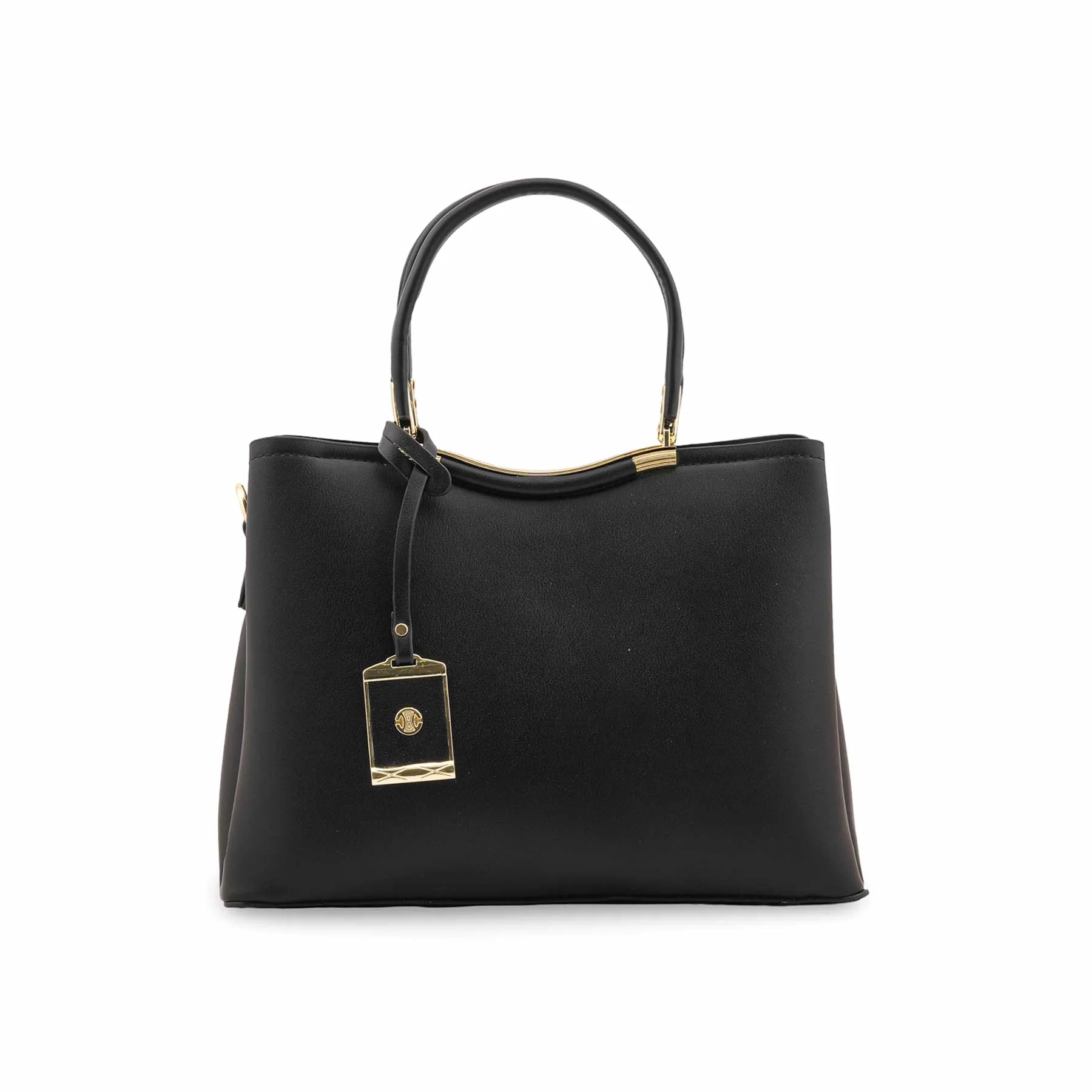 Black Formal Hand Bag For Ladies P36444 - Image 2