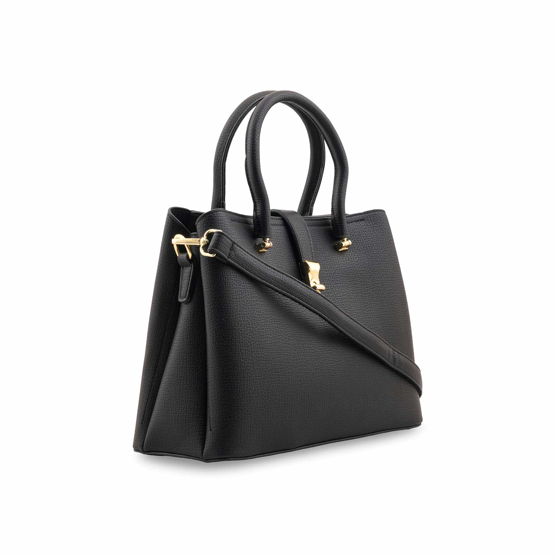 Black Formal Hand Bag For Ladies P36445 - Image 3
