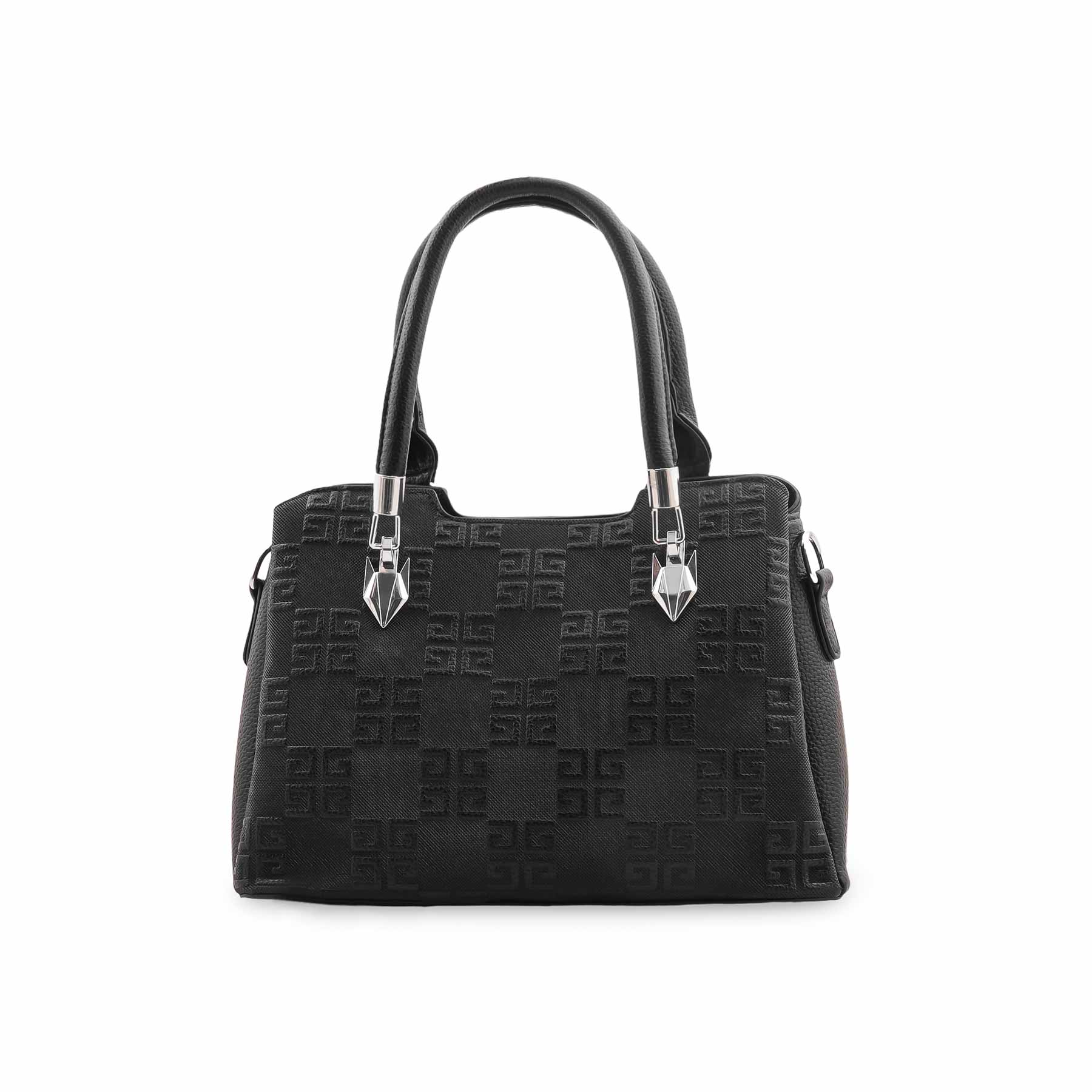 Black Formal Hand Bag For Ladies P36448 - Image 2