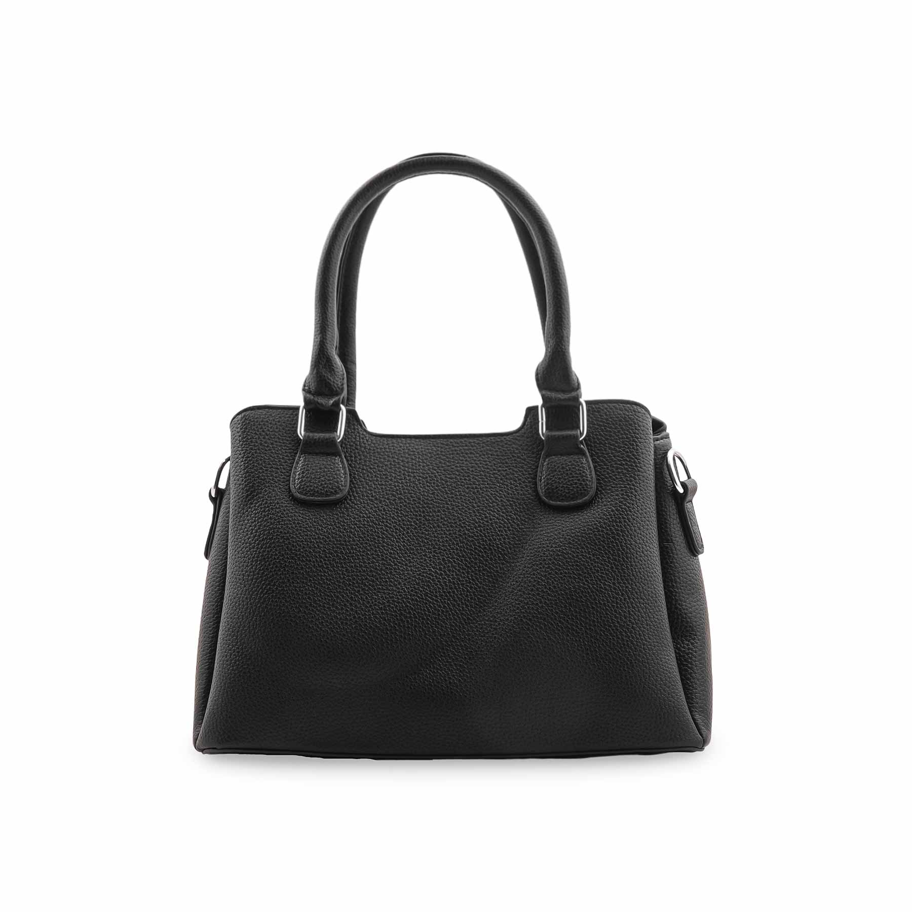 Black Formal Hand Bag For Ladies P36448 - Image 4
