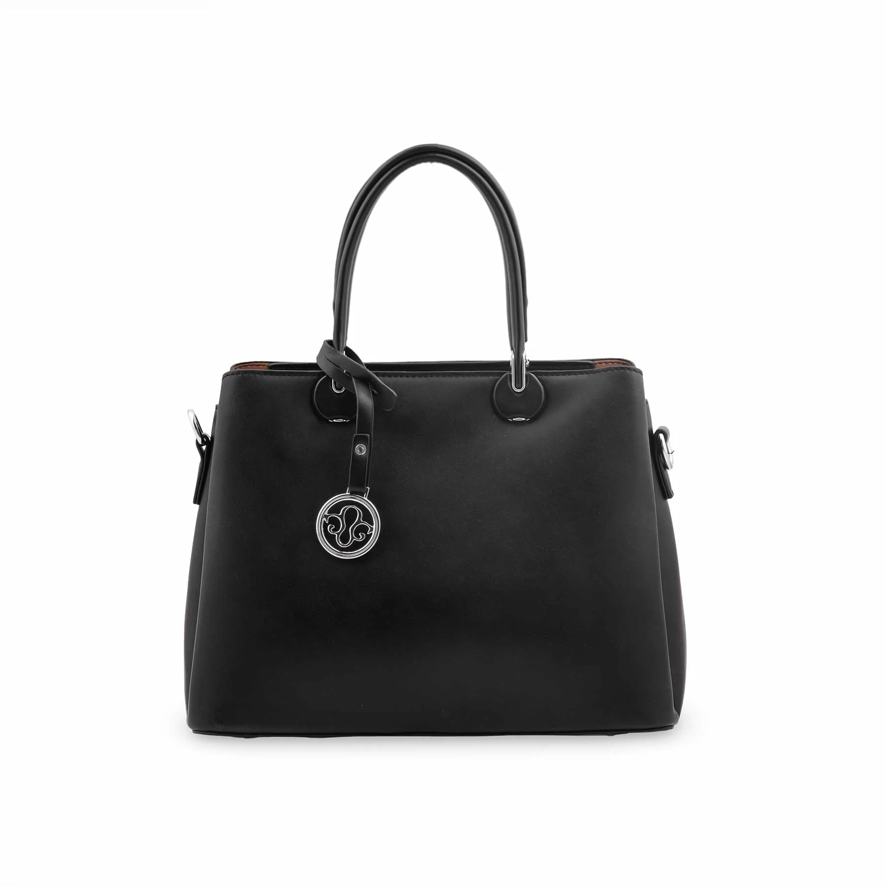 Black Formal Hand Bag For Ladies P36561 - Image 2