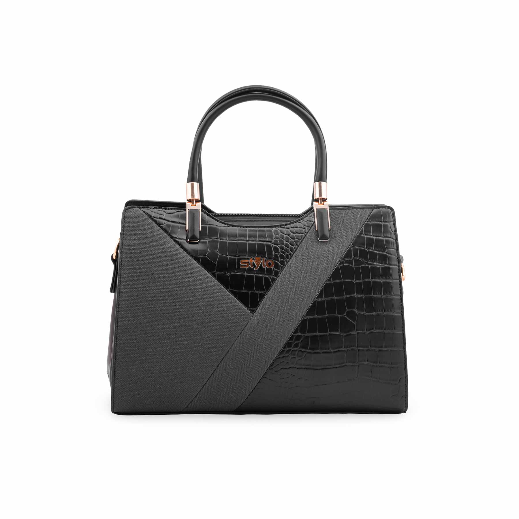 Black Formal Hand Bag For Ladies P36568 - Image 2