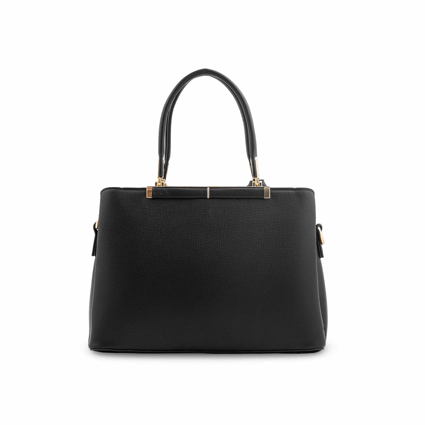 Black Formal Hand Bag For Ladies P36573 - Image 4