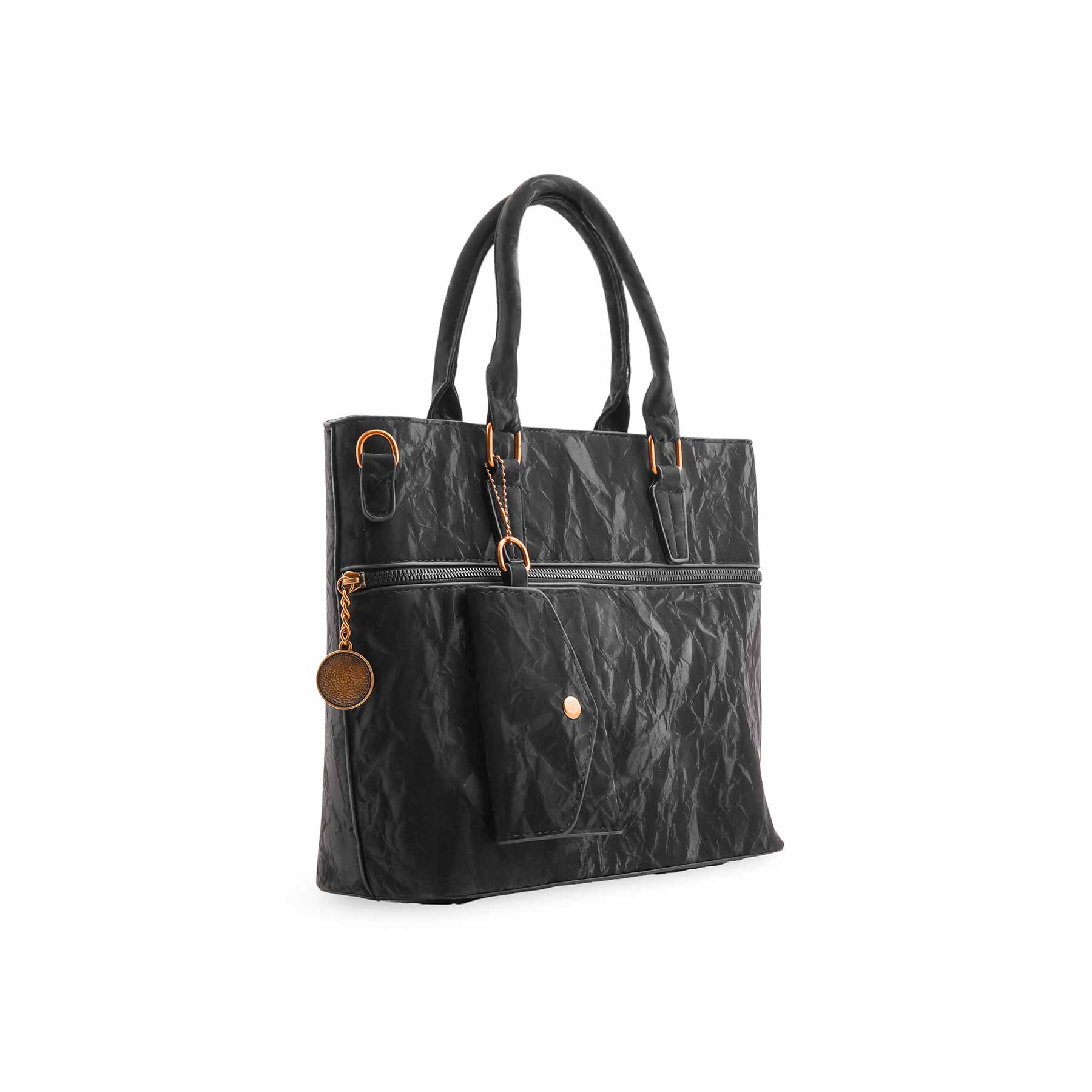 Black Formal Hand Bag For Ladies P36604 - Image 3