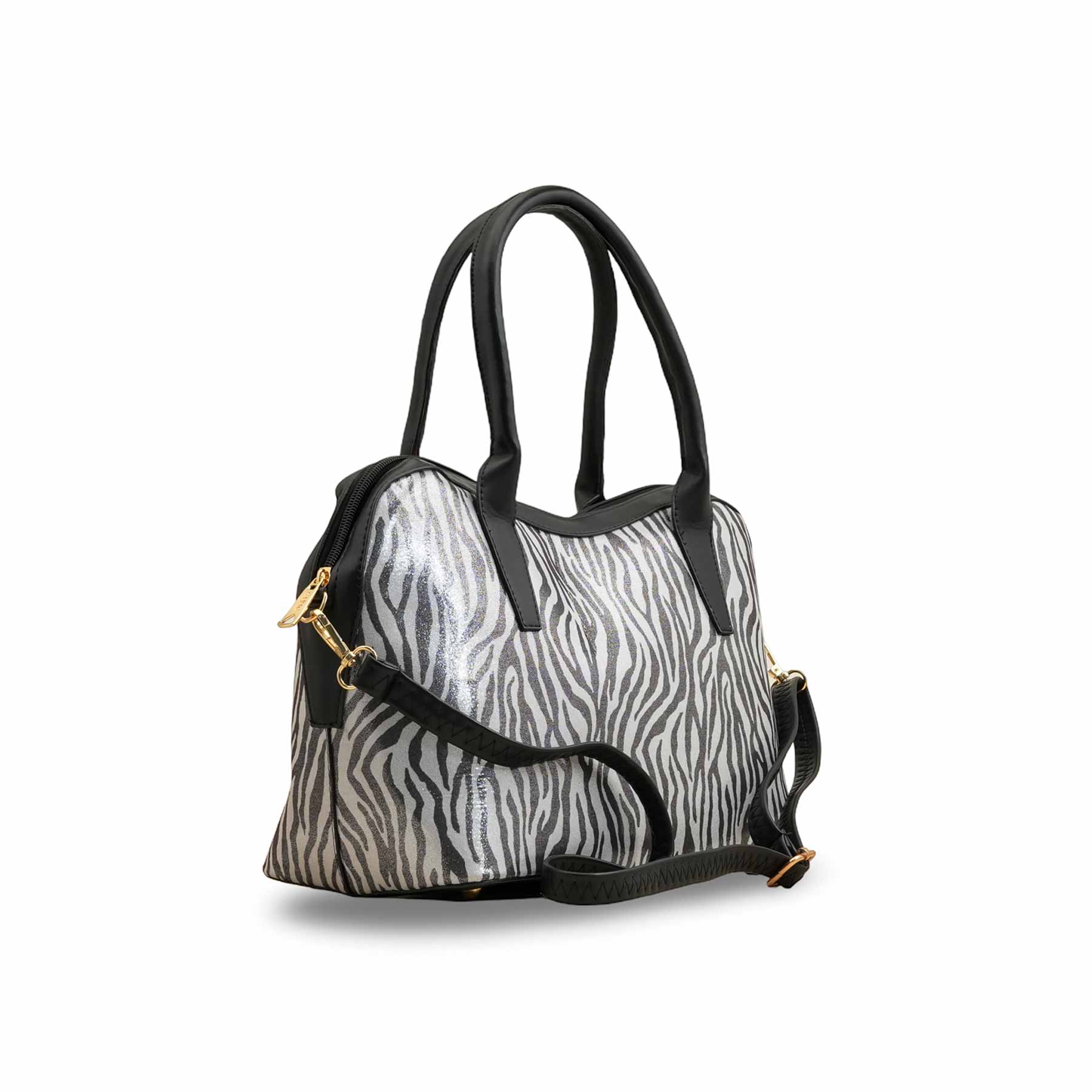 Black Formal Hand Bag For Ladies P55815 - Image 3