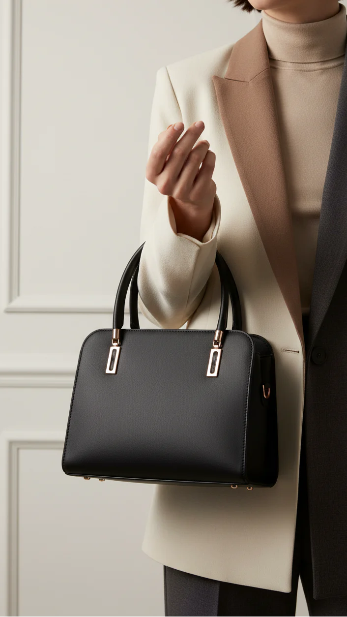 Black Formal Hand Bag For Ladies P56311