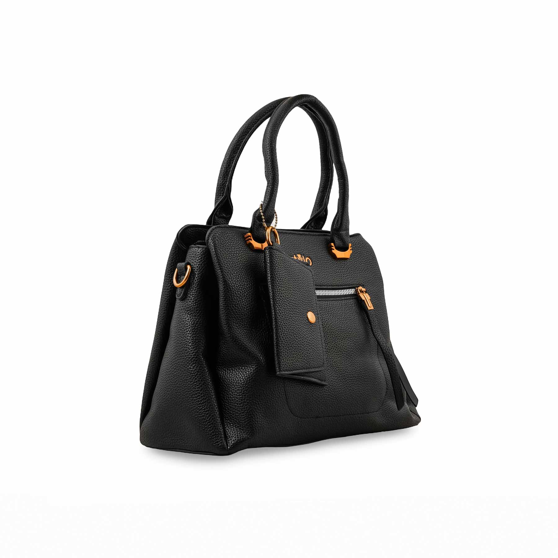 Black Formal Hand Bag For Women P36150 - Image 3