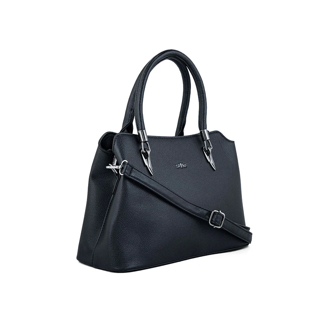 Black Formal Hand Bag For Women P36235 - Image 2