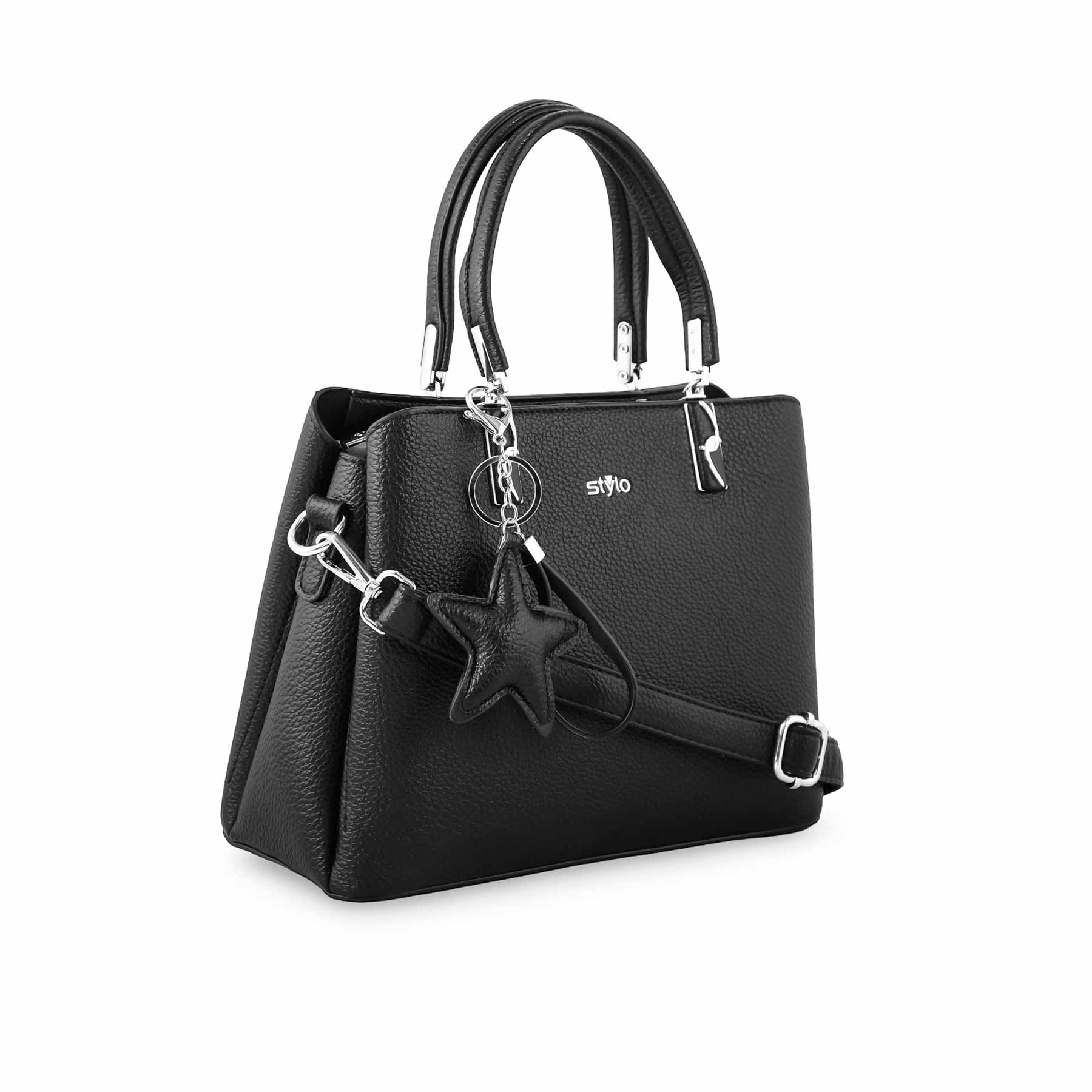 Black Formal Hand Bag For Women P36263 - Image 2