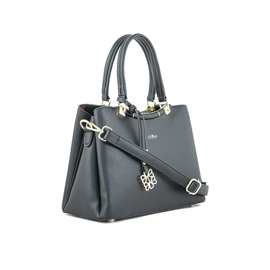 Black Formal Hand Bag For Women P36283 - Image 3