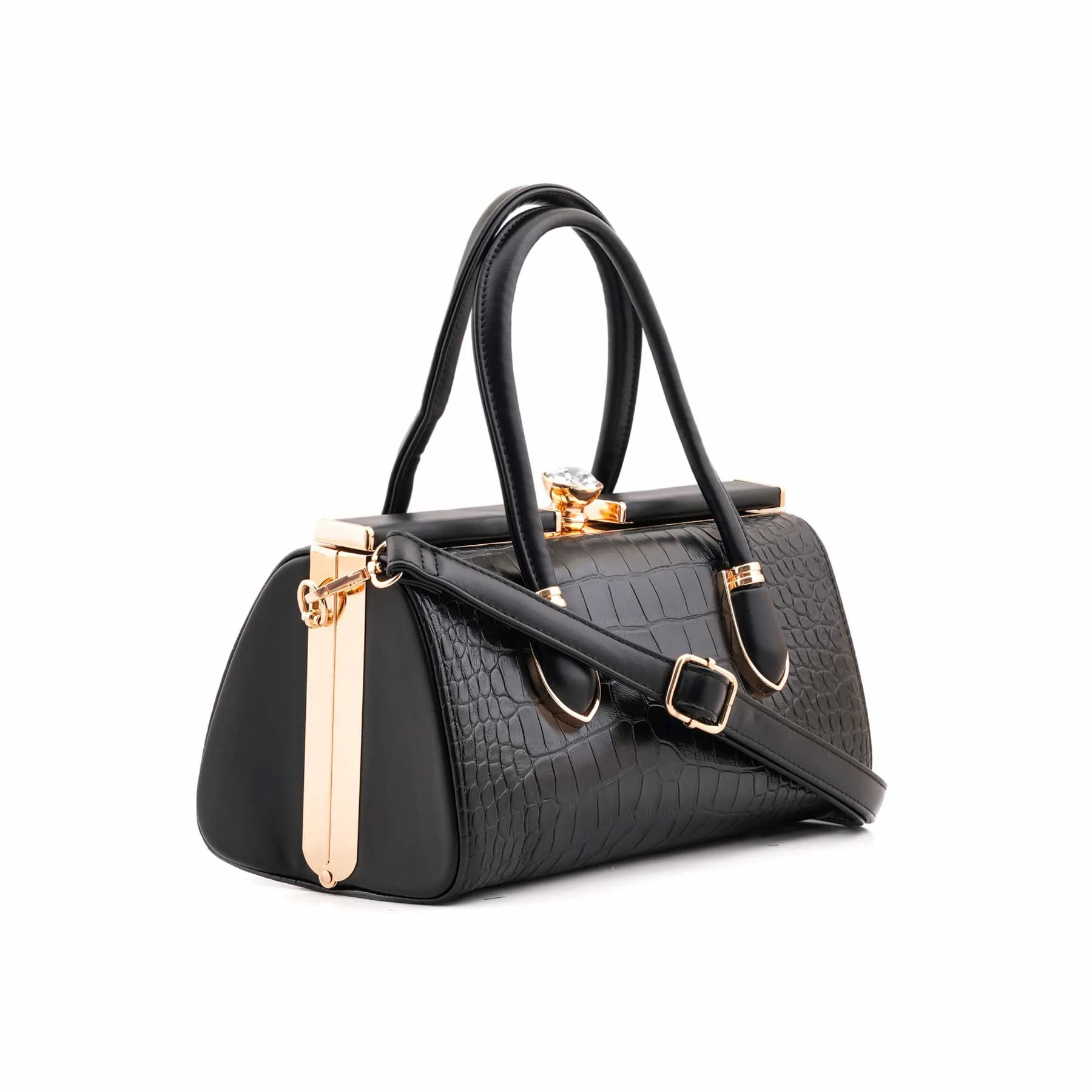 Black Formal Hand Bag For Women P36464 - Image 3