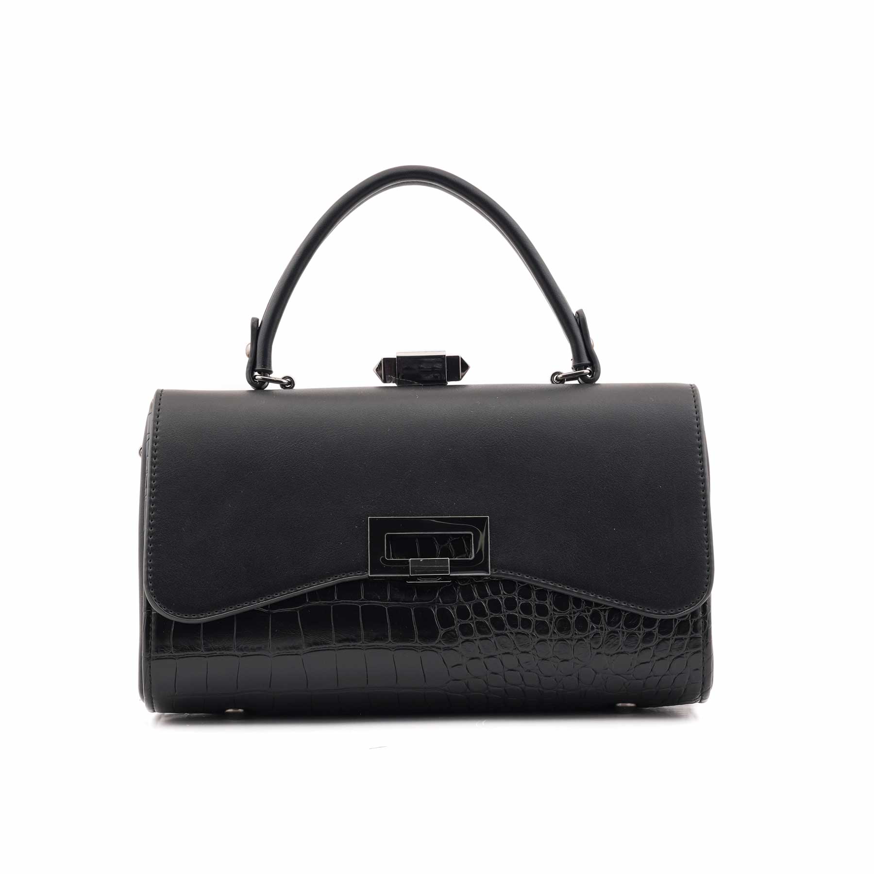 Black Formal Hand Bag For Women P36465 - Image 4