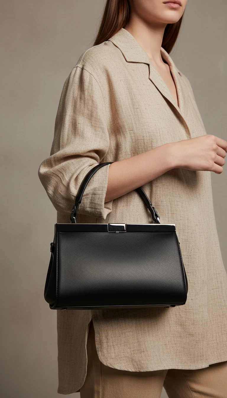Black Formal Hand Bag For Women P36470