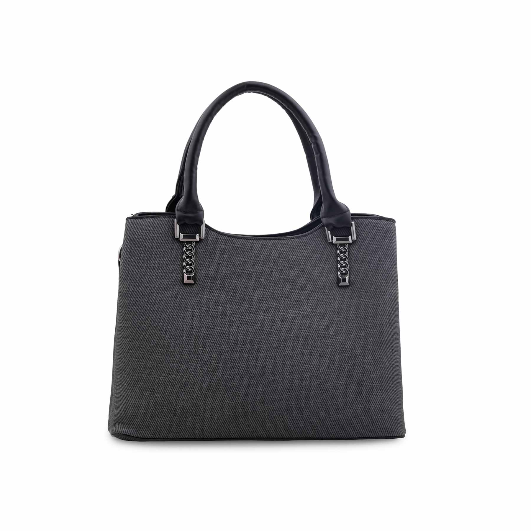 Black Formal Hand Bag For Women P36626 - Image 2