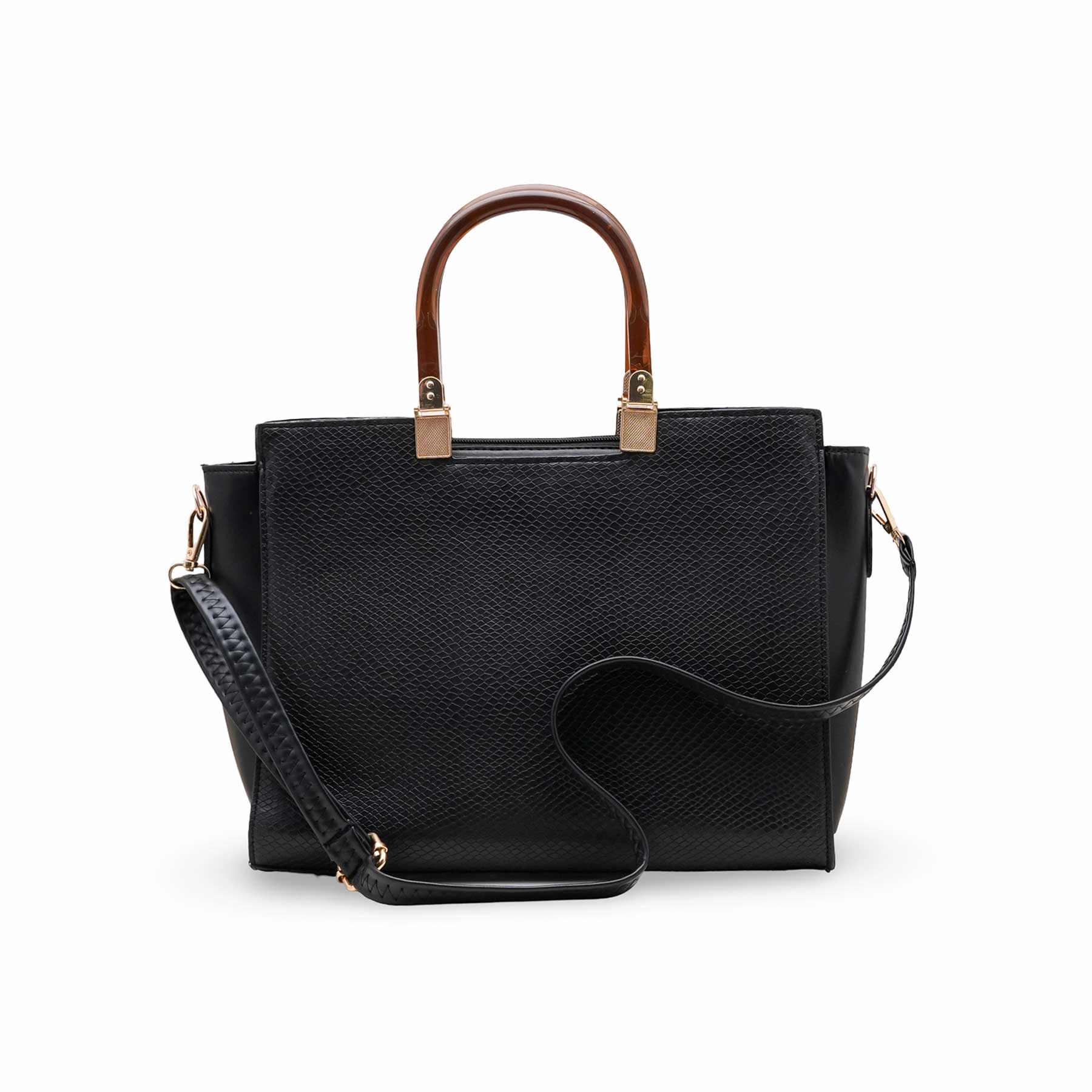 Black Formal Hand Bag For Women P55828 - Image 2