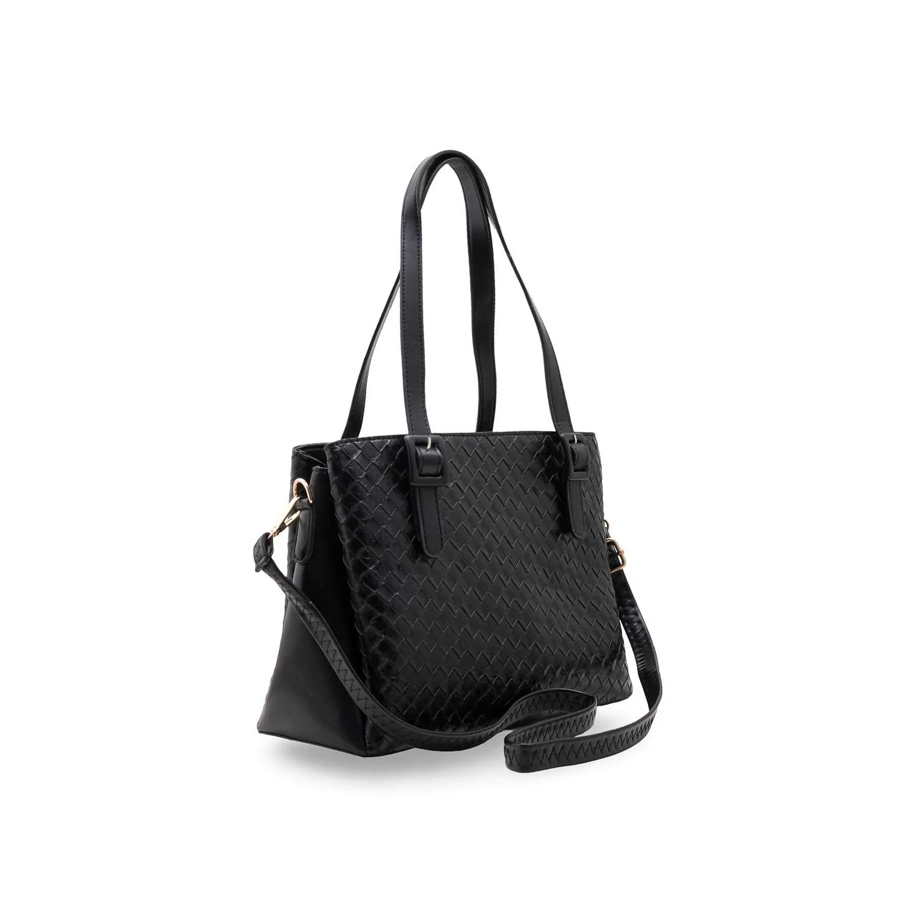 Black Formal Hand Bag For Women P55831 - Image 3