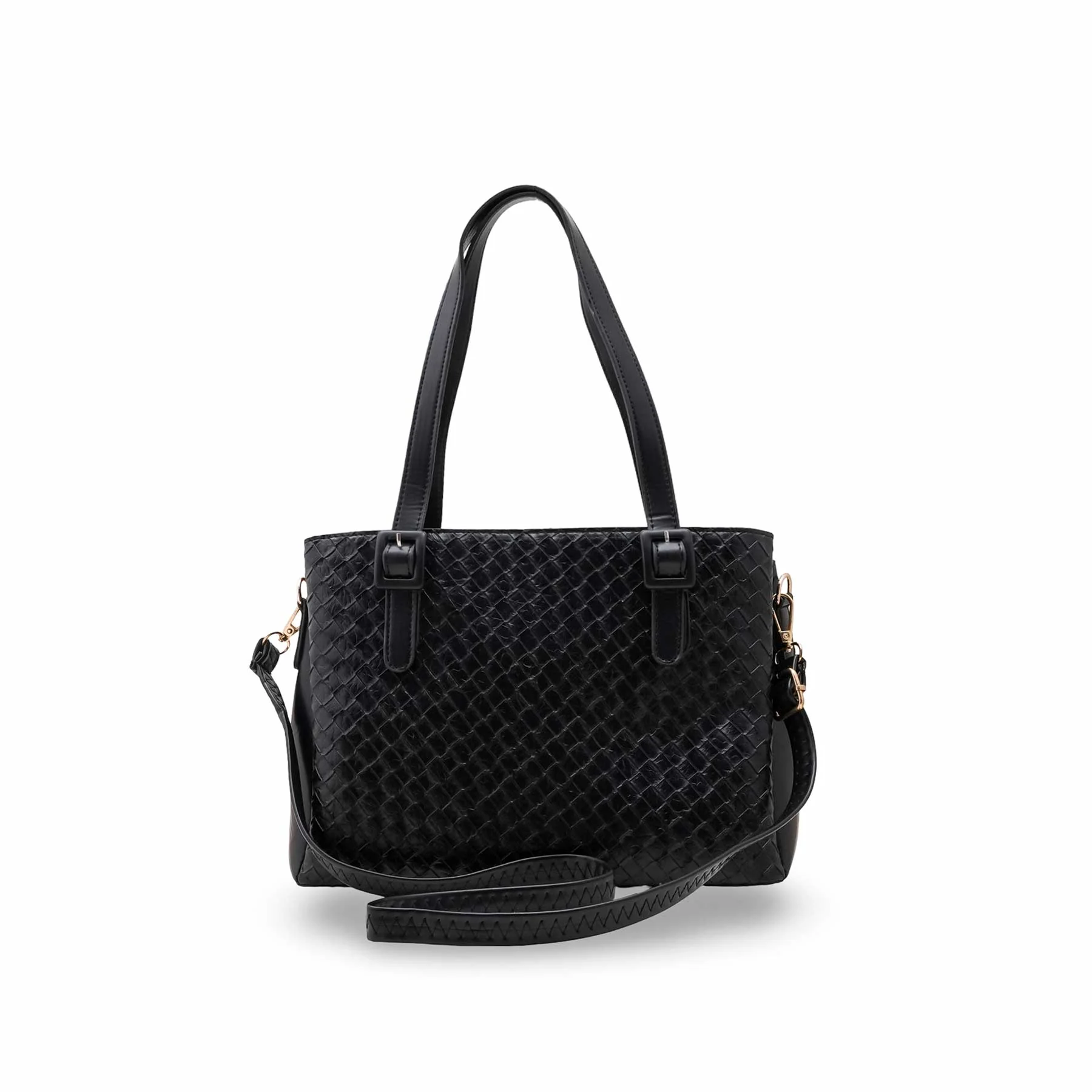 Black Formal Hand Bag For Women P55831 - Image 4