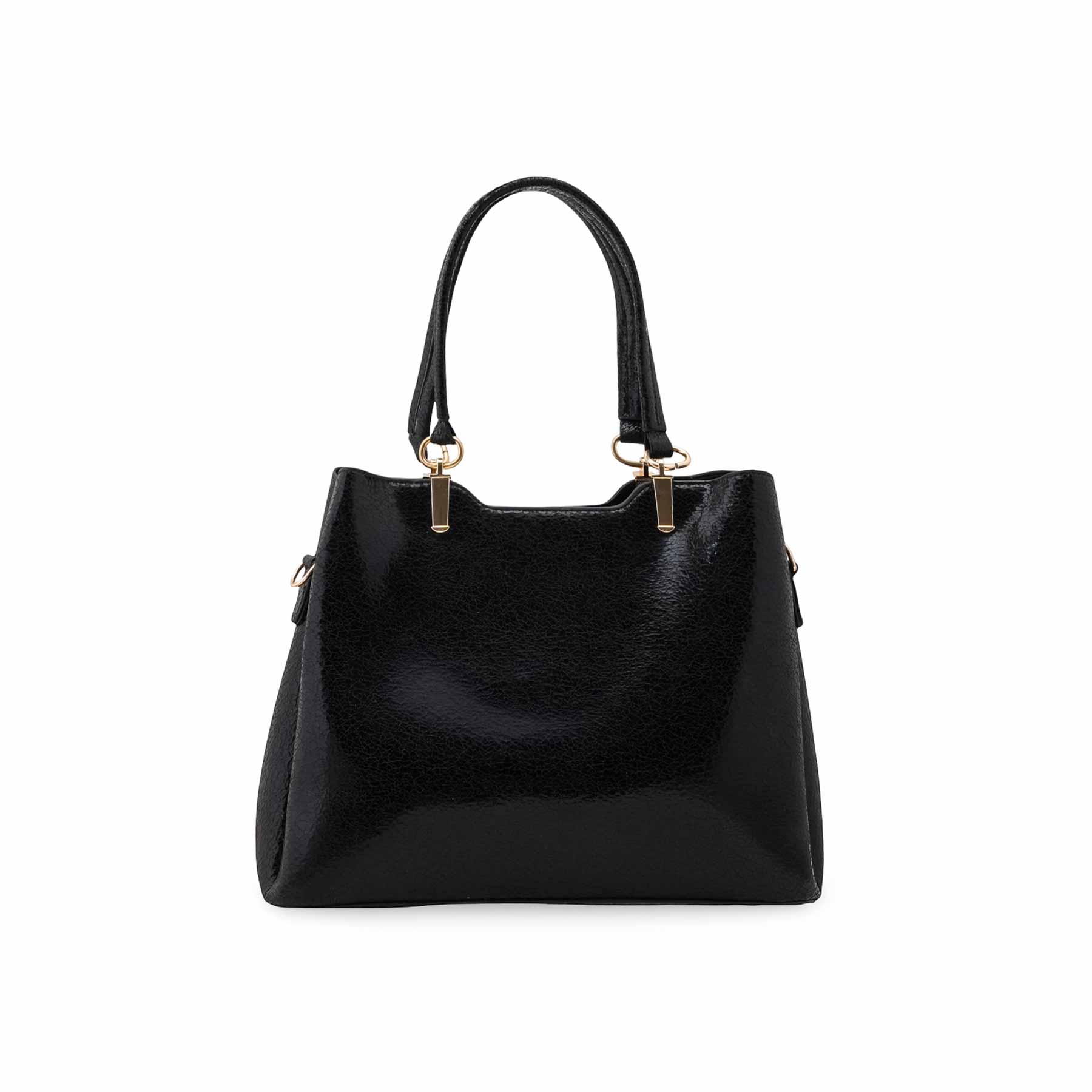 Black Formal Hand Bag For Women P55845 - Image 4