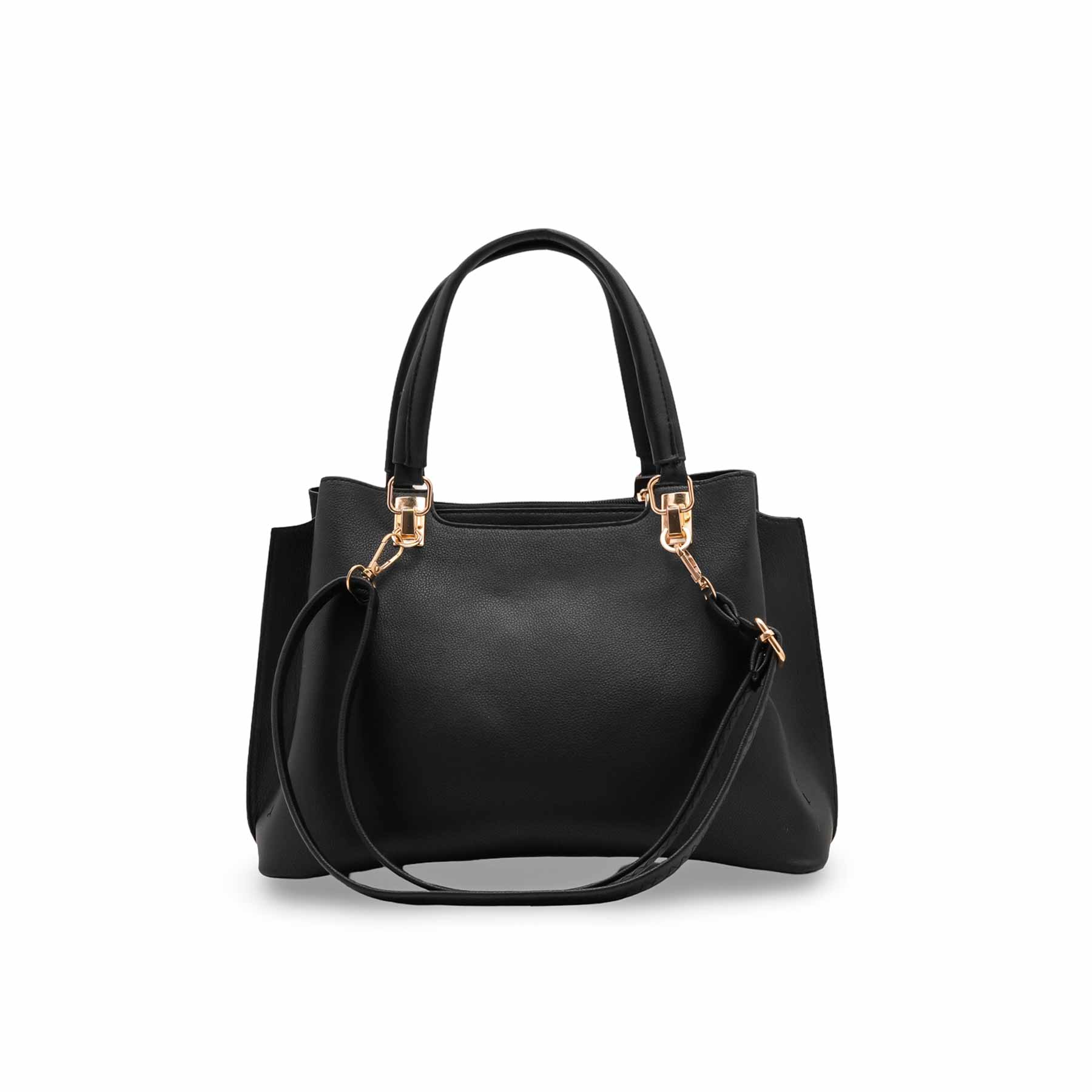 Black Formal Hand Bag For Women P55847 - Image 4
