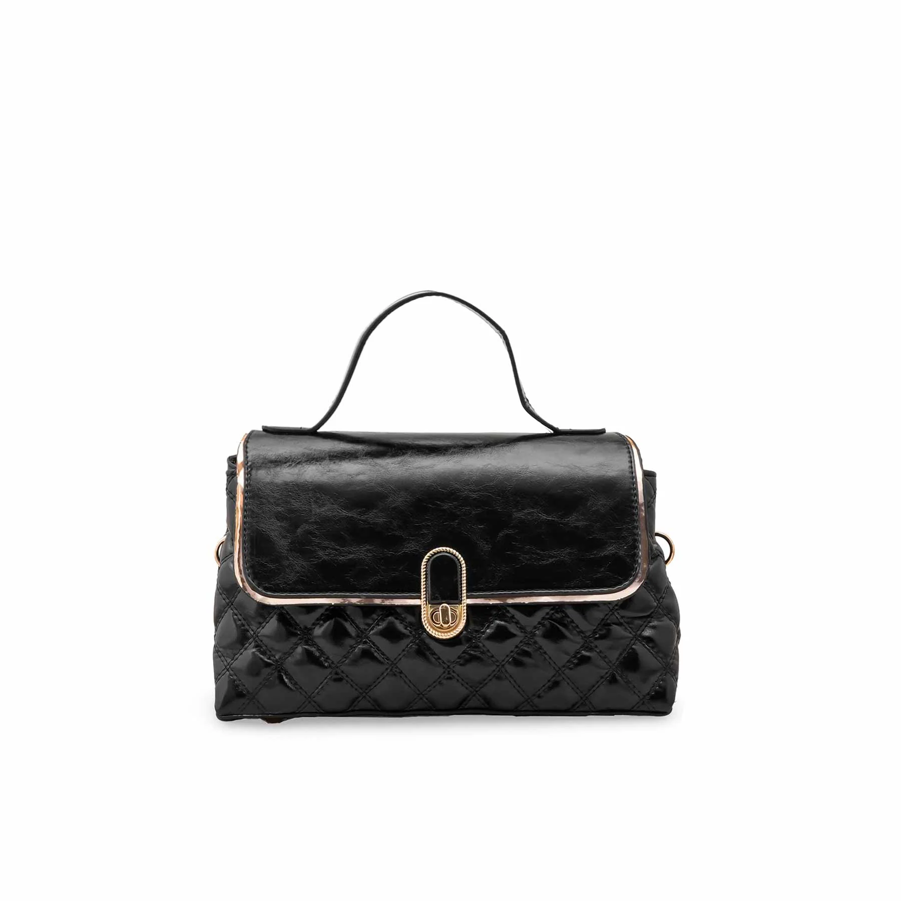 Black Formal Hand Bag For Women P55865 - Image 2