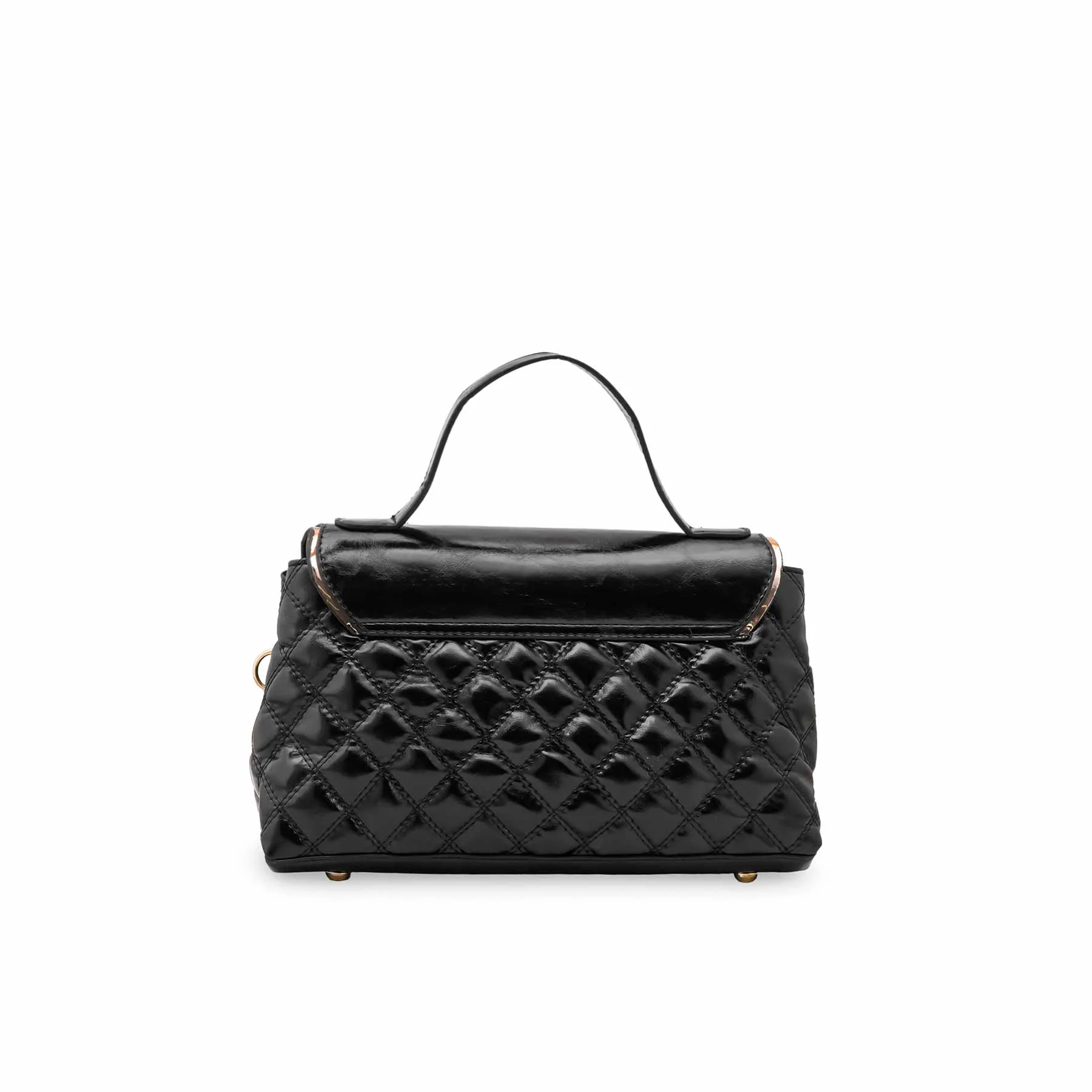 Black Formal Hand Bag For Women P55865 - Image 4