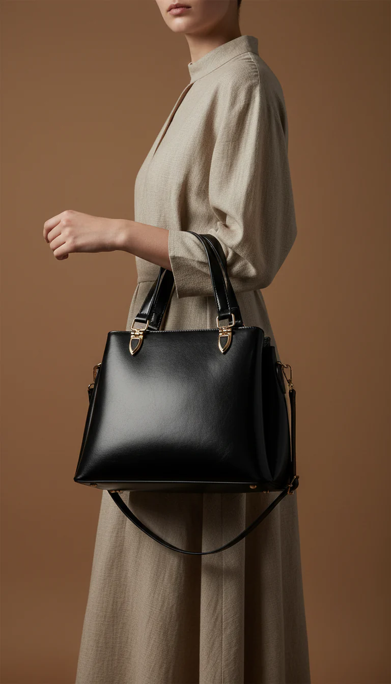 Black Formal Hand Bag For Women P55886