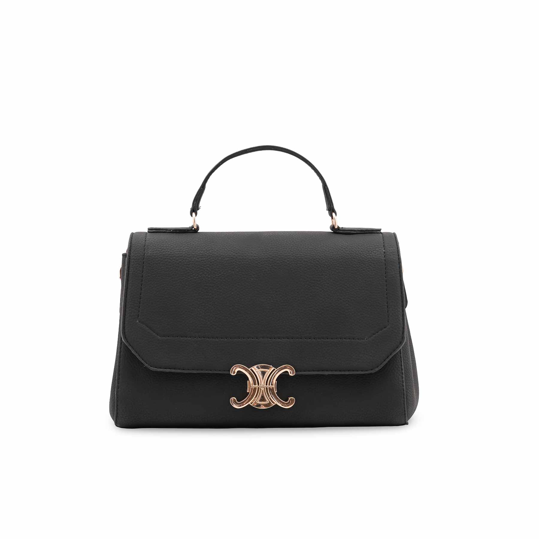 Black Formal Hand Bag For Women P55889 - Image 2