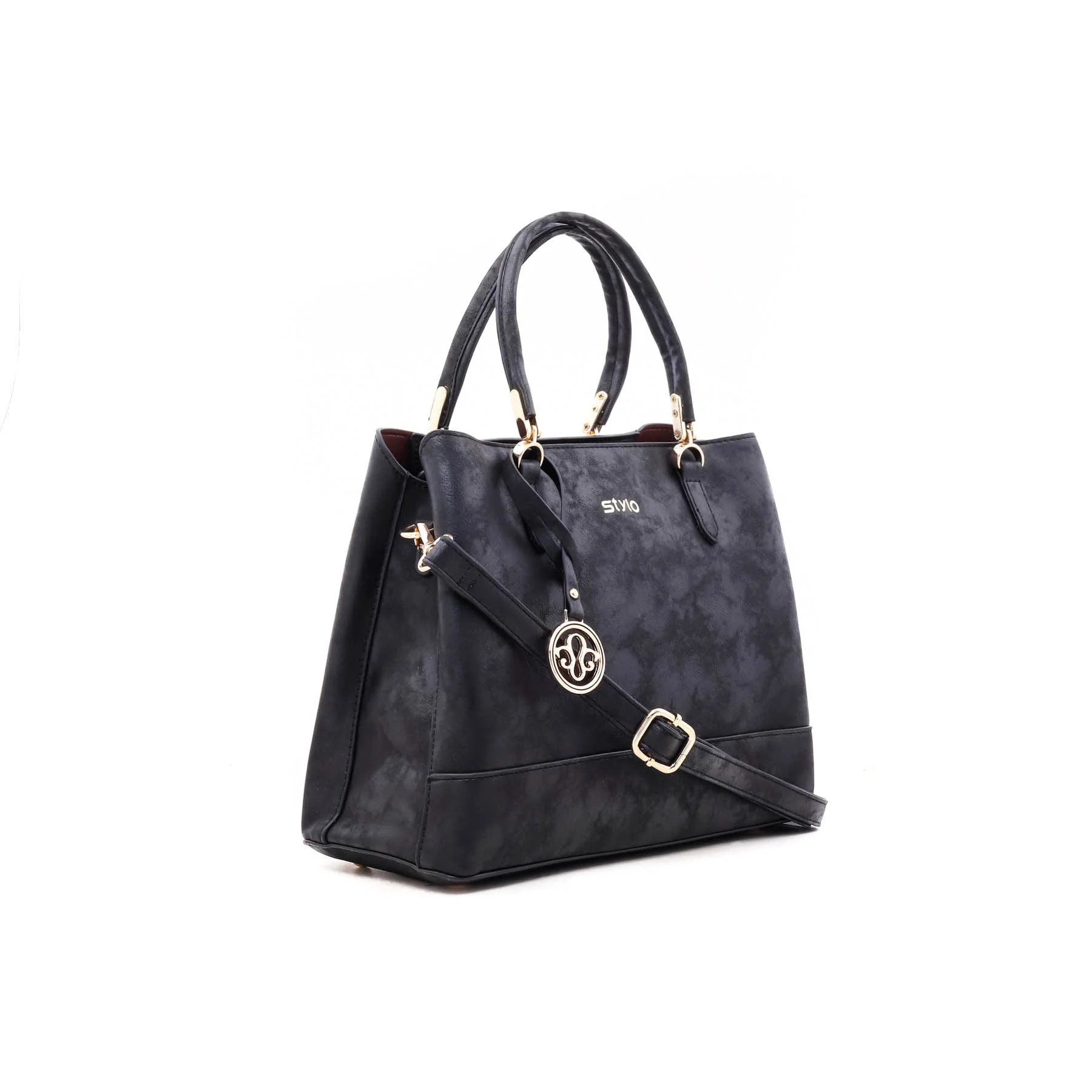 Black Formal Hand Bag P35425 - Image 2