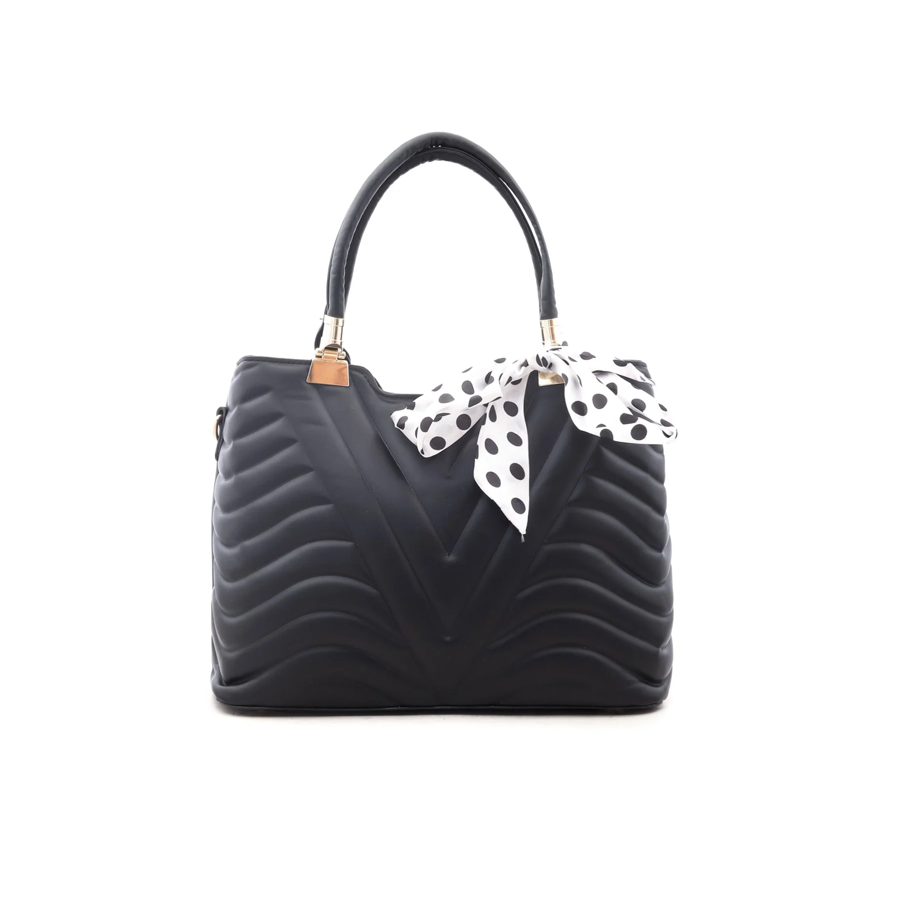Black Formal Hand Bag P35634 - Image 2