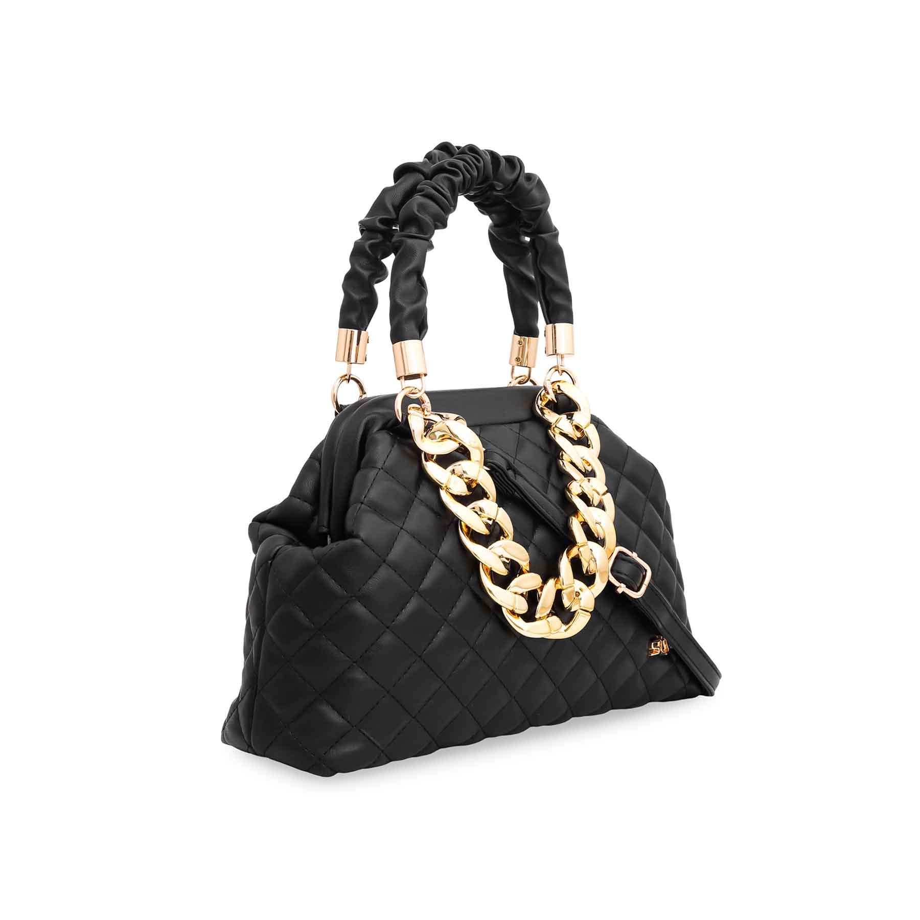 Black Formal Hand Bag P36039 - Image 3