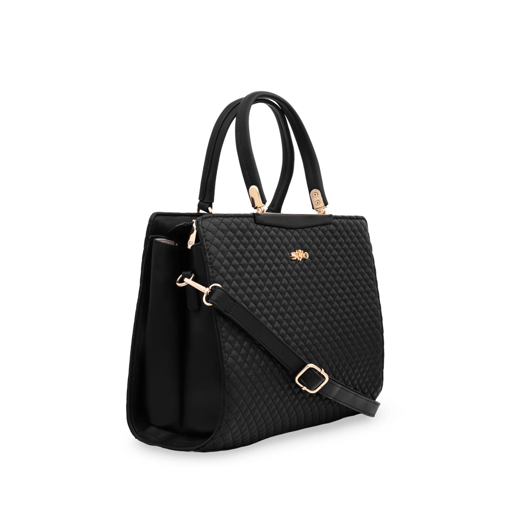 Black Formal Hand Bag P36044 - Image 2