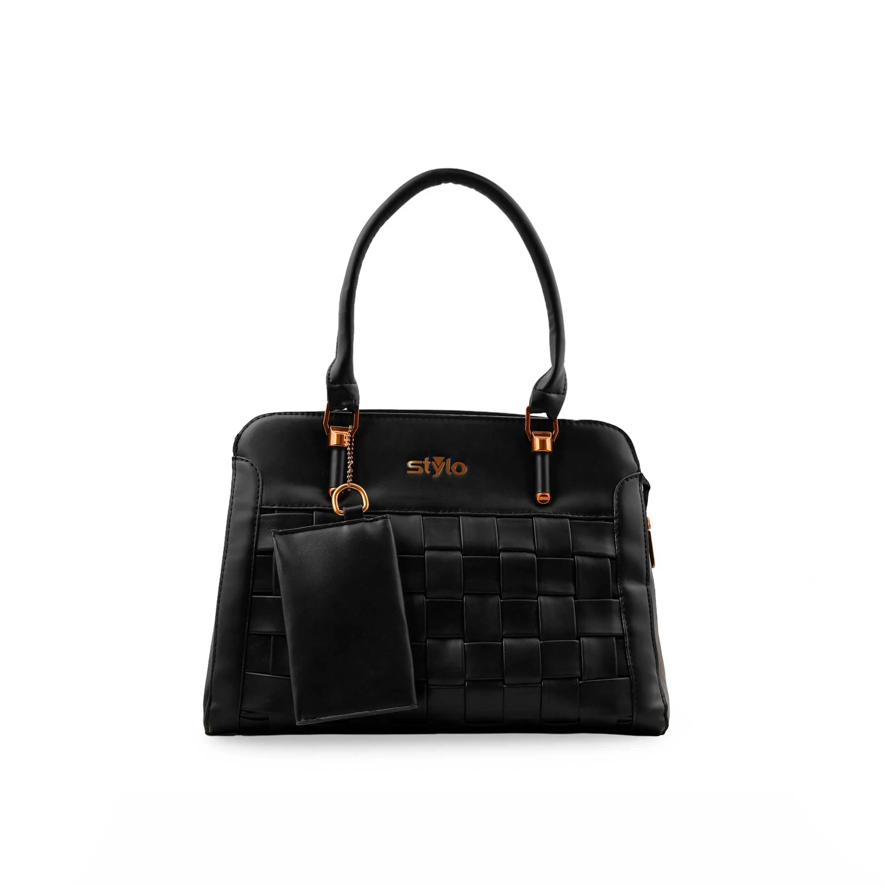 Black Formal Hand Bag P36154 - Image 2