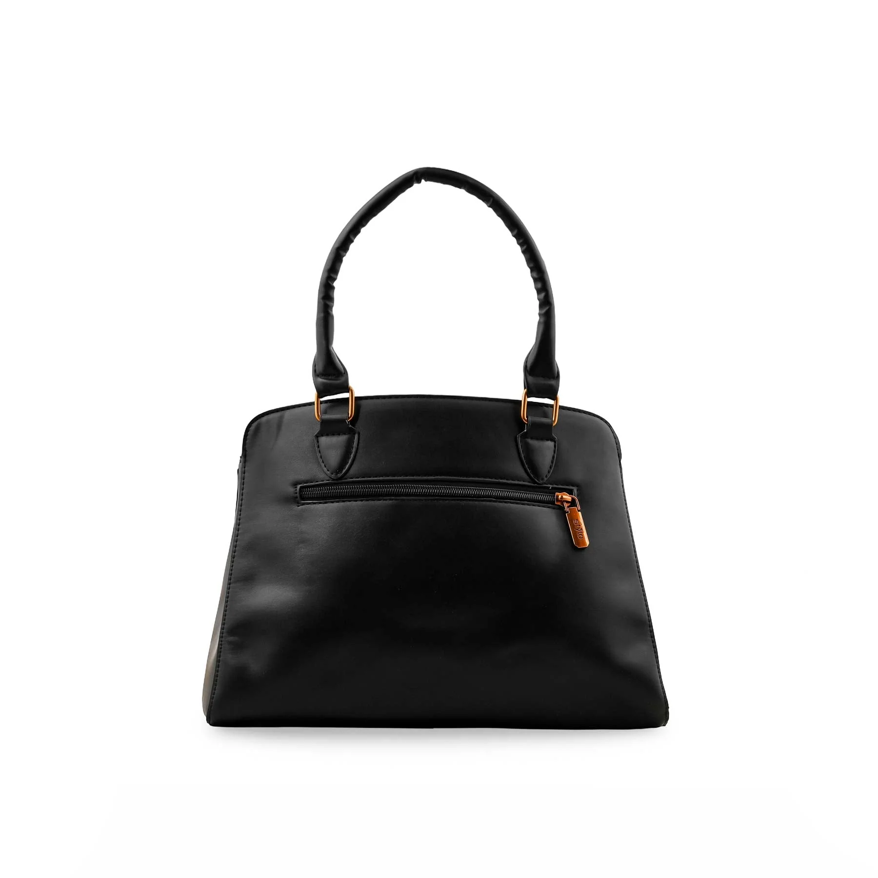 Black Formal Hand Bag P36154 - Image 4